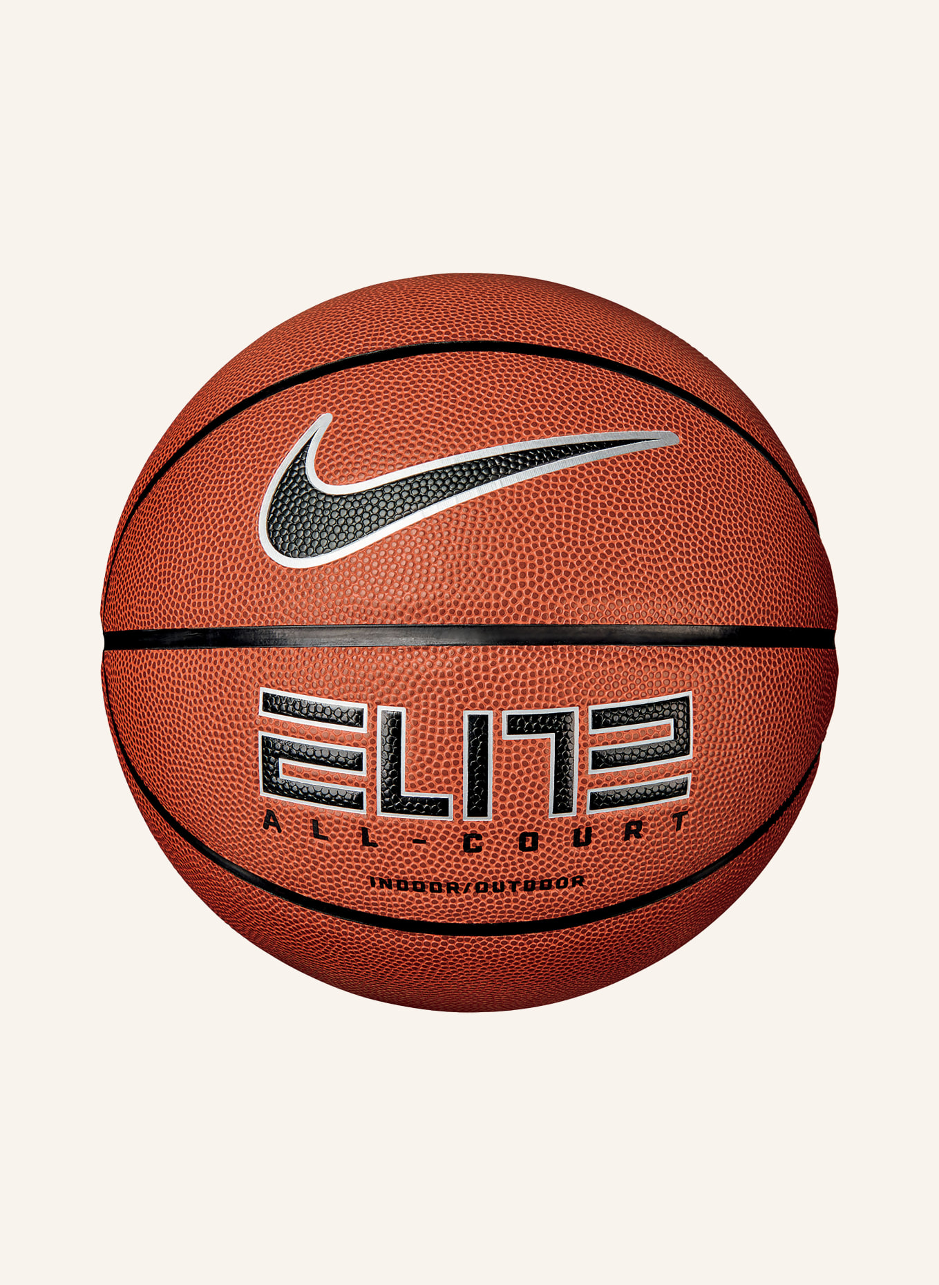 Nike Basketbalový míč ELITE ALL COURT 8P, Barva: ORANŽOVÁ/ ČERNÁ (Obrázek 1)