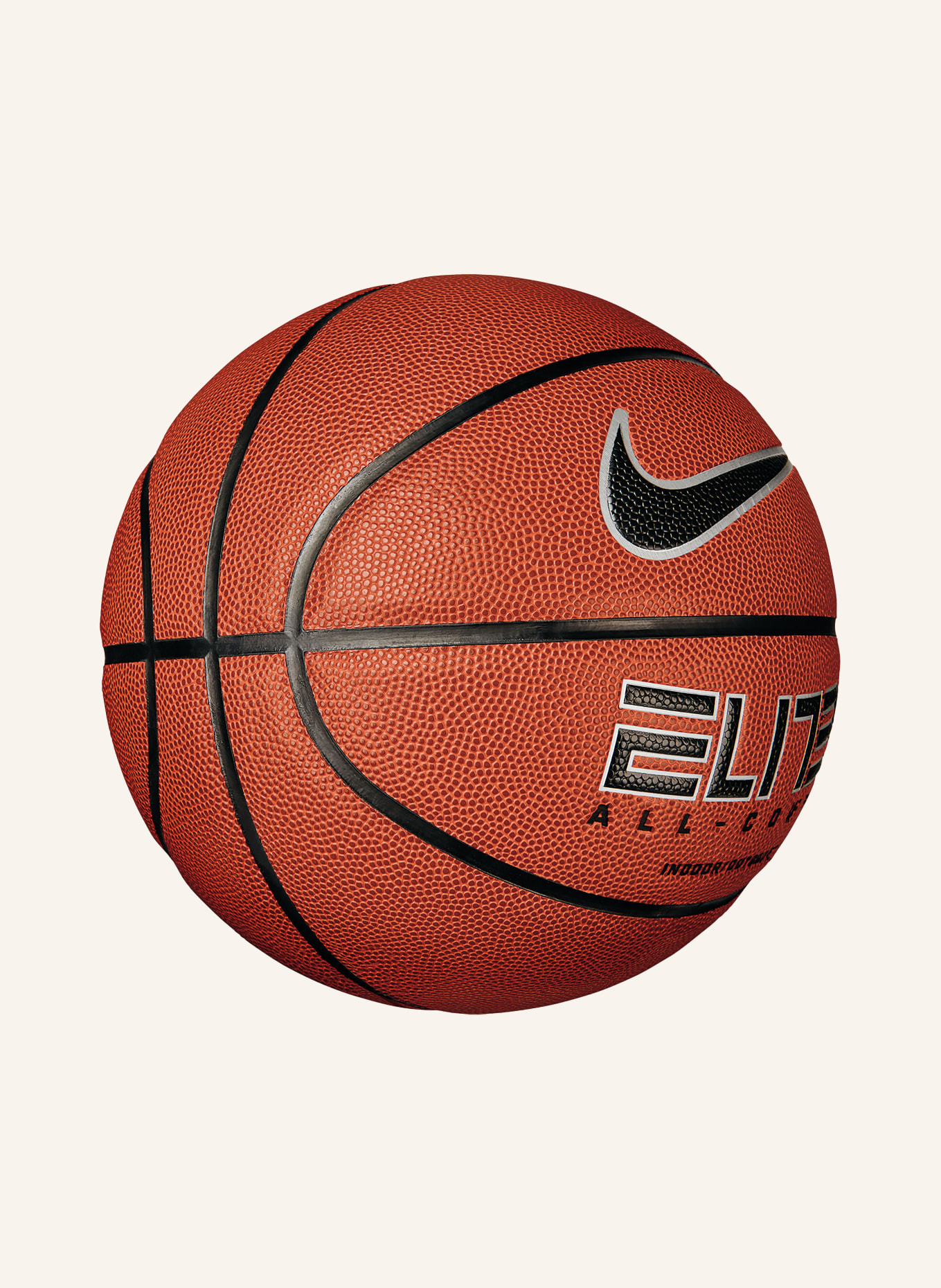 Nike Basketbalový míč ELITE ALL COURT 8P, Barva: ORANŽOVÁ/ ČERNÁ (Obrázek 2)