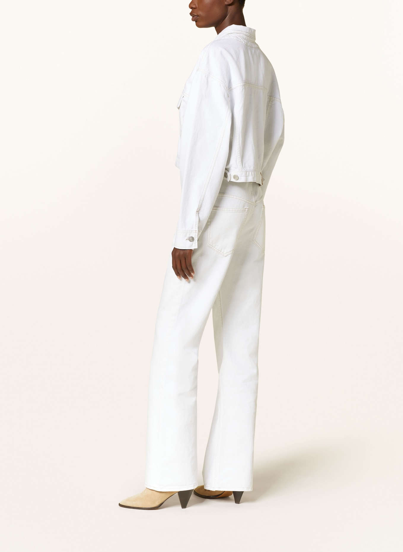 MARANT ÉTOILE Straight Jeans BELVIRA, Farbe: 20WH white (Bild 4)