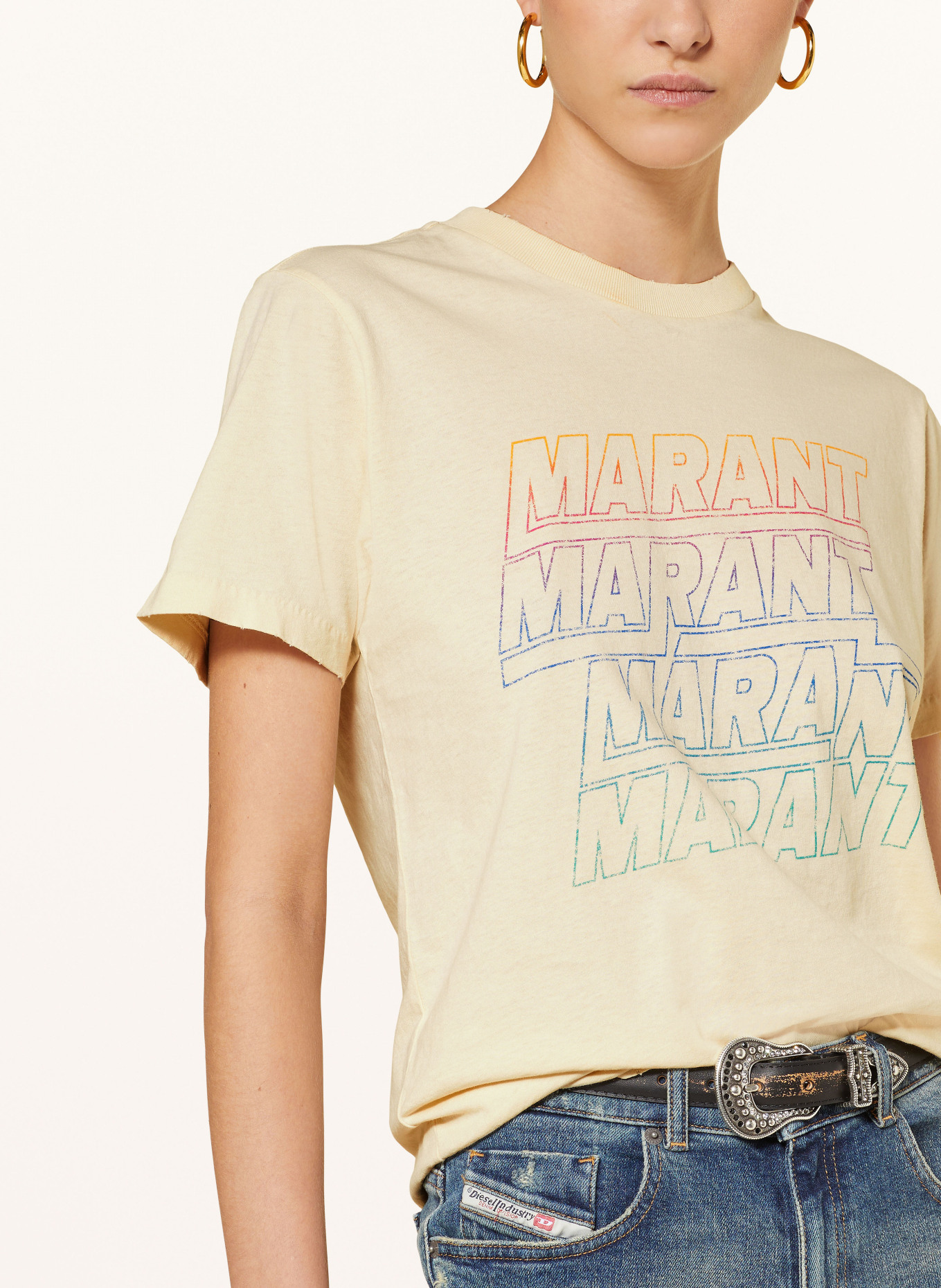 MARANT ÉTOILE T-Shirt ZOELINE, Farbe: ECRU (Bild 4)