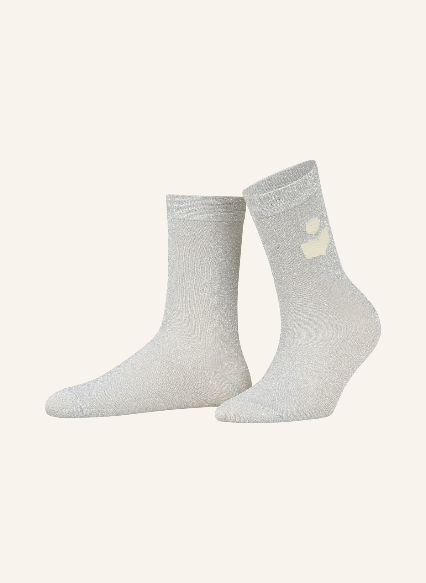 MARANT ÉTOILE Ponožky SLAZIA-GA s třpytivou přízí, Barva: 08SI SILVER (Obrázek 1)