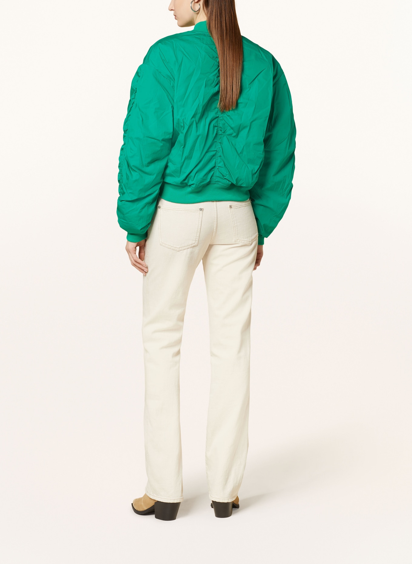 MARANT ÉTOILE Bomber jacket BESSIME-GA, Color: GREEN (Image 3)