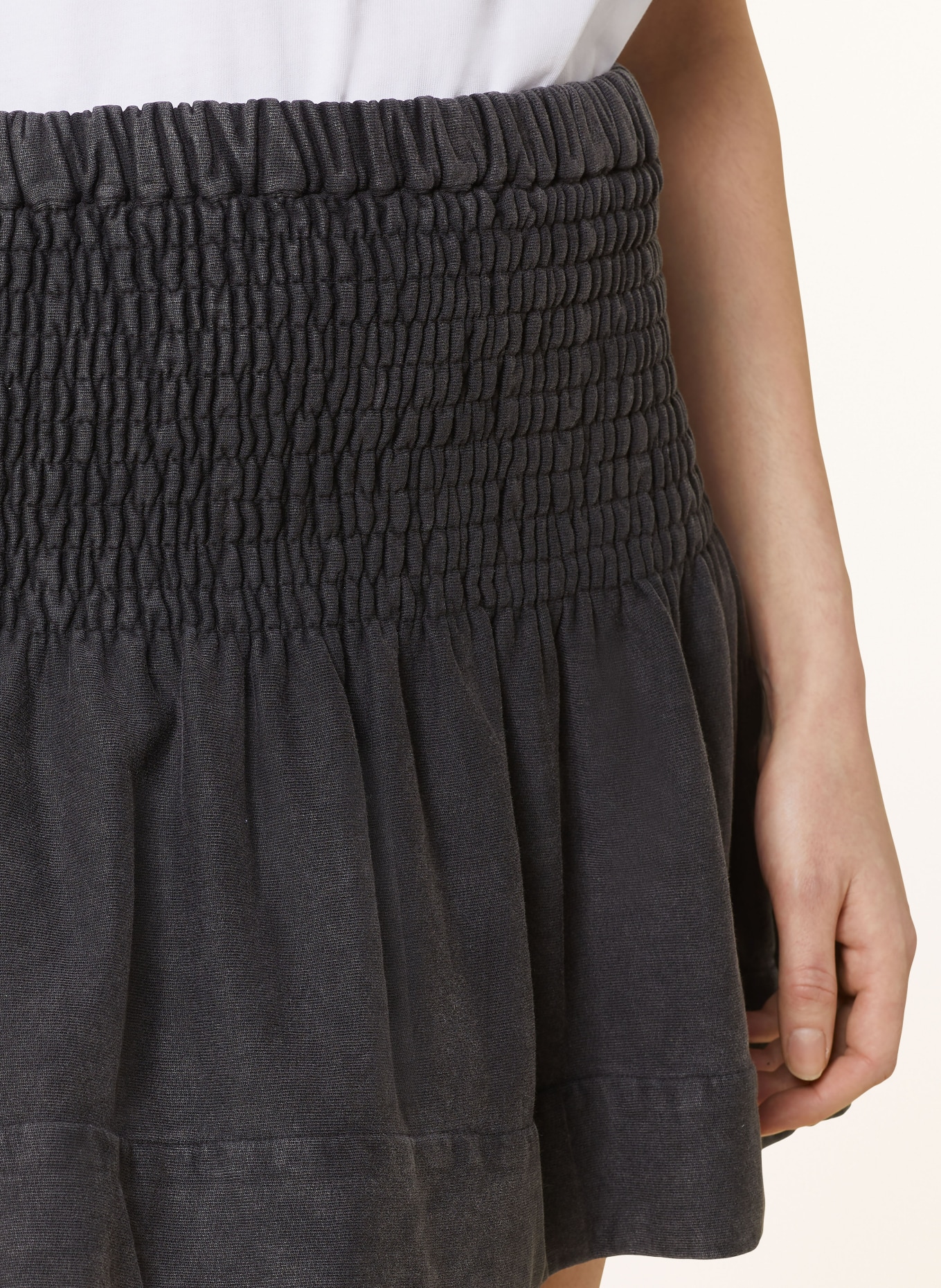 MARANT ÉTOILE Sweat skirt PACIFICA, Color: BLACK/ DARK GRAY (Image 4)