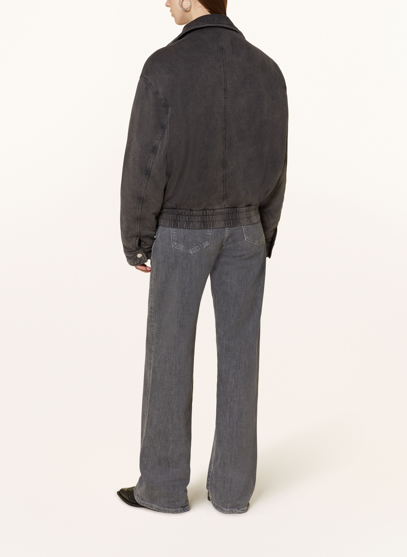 MARANT ÉTOILE Kurtka jeansowa oversize PARVETI, Kolor: CZARNY (Obrazek 3)