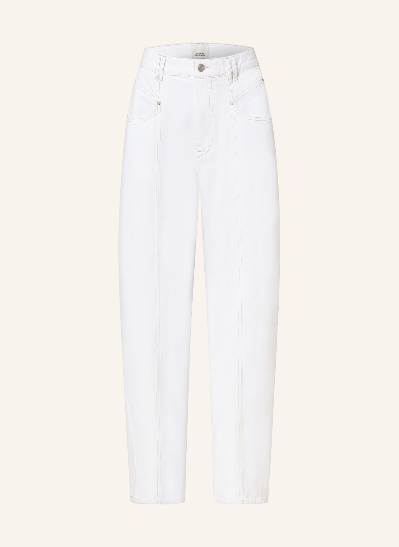 MARANT ÉTOILE Straight jeans VETAN, Color: 20WH white (Image 1)