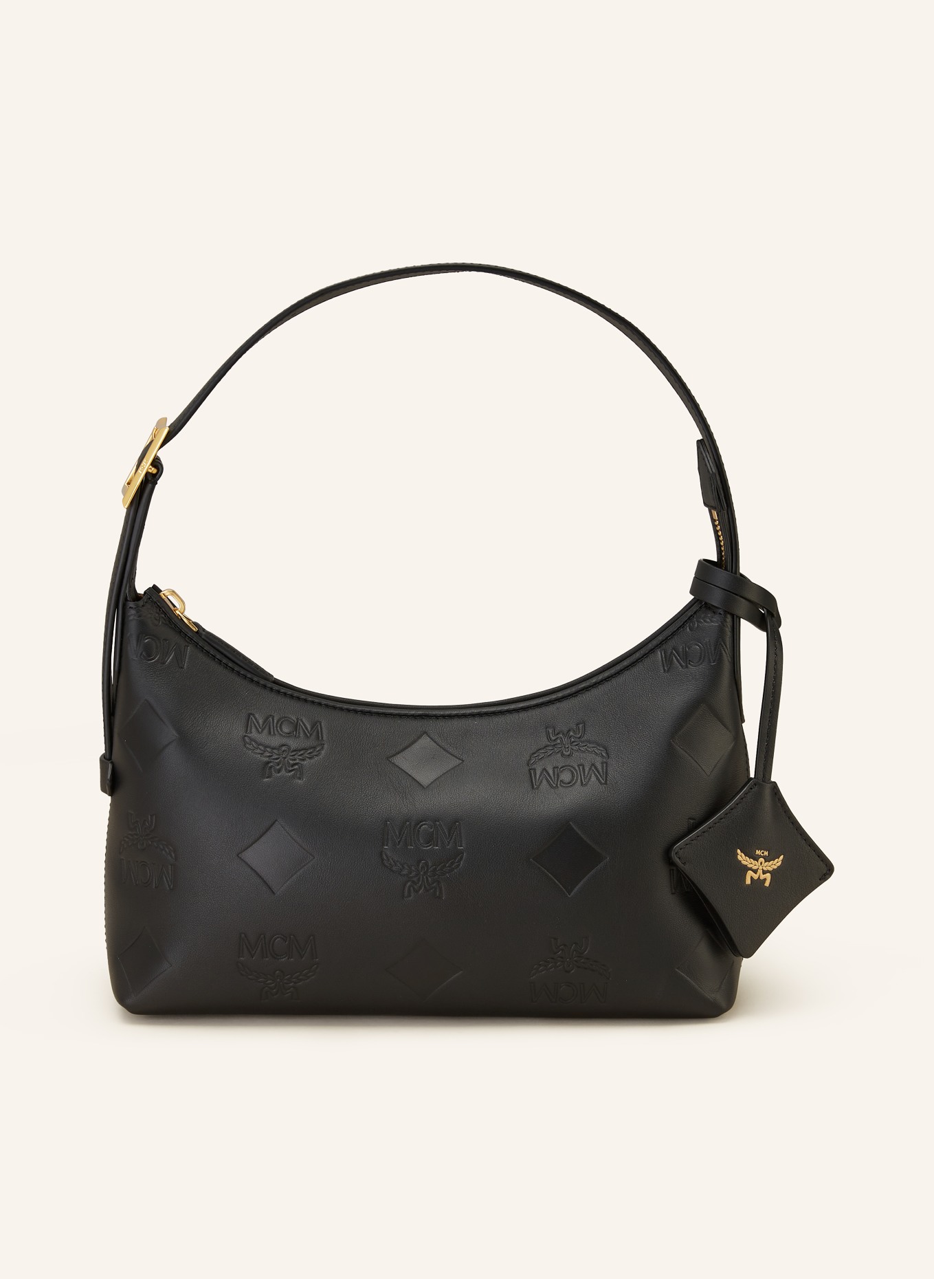 MCM Hobo bag AREN SMALL, Color: BLACK (Image 1)