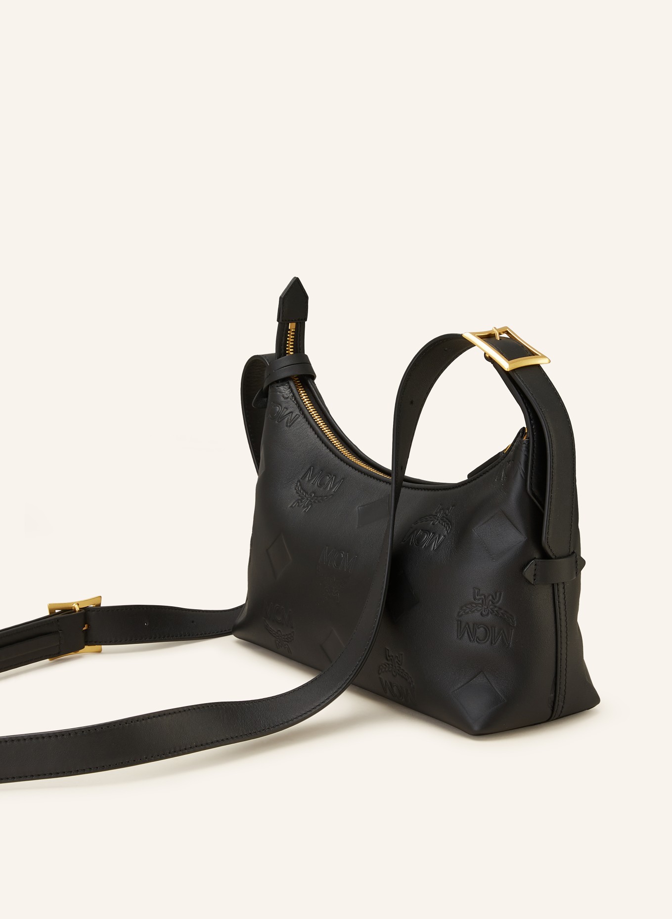 MCM Hobo bag AREN SMALL, Color: BLACK (Image 2)