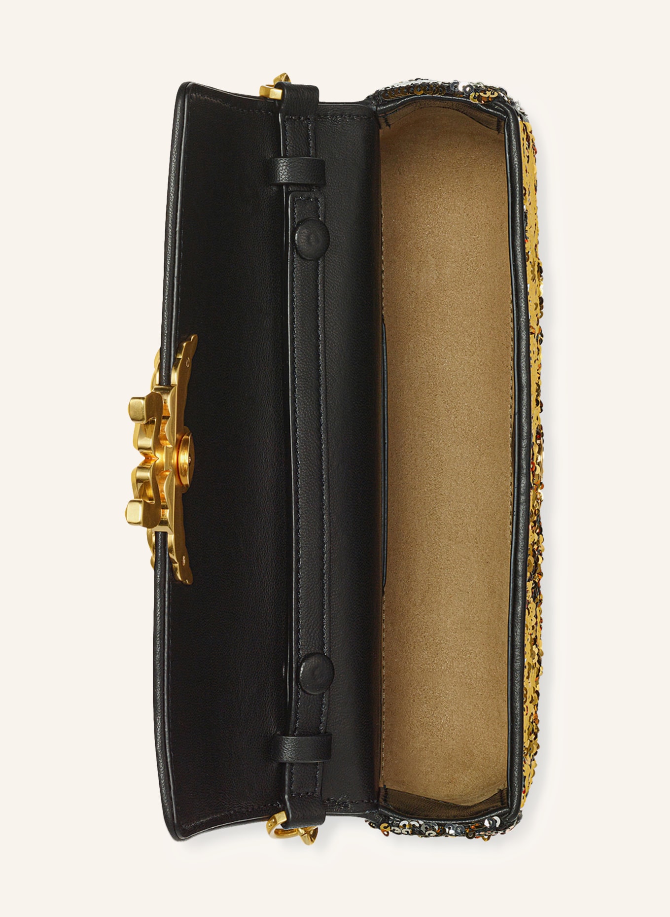 MCM Crossbody bag HIMMEL with sequins, Color: DG GOLD (Image 4)