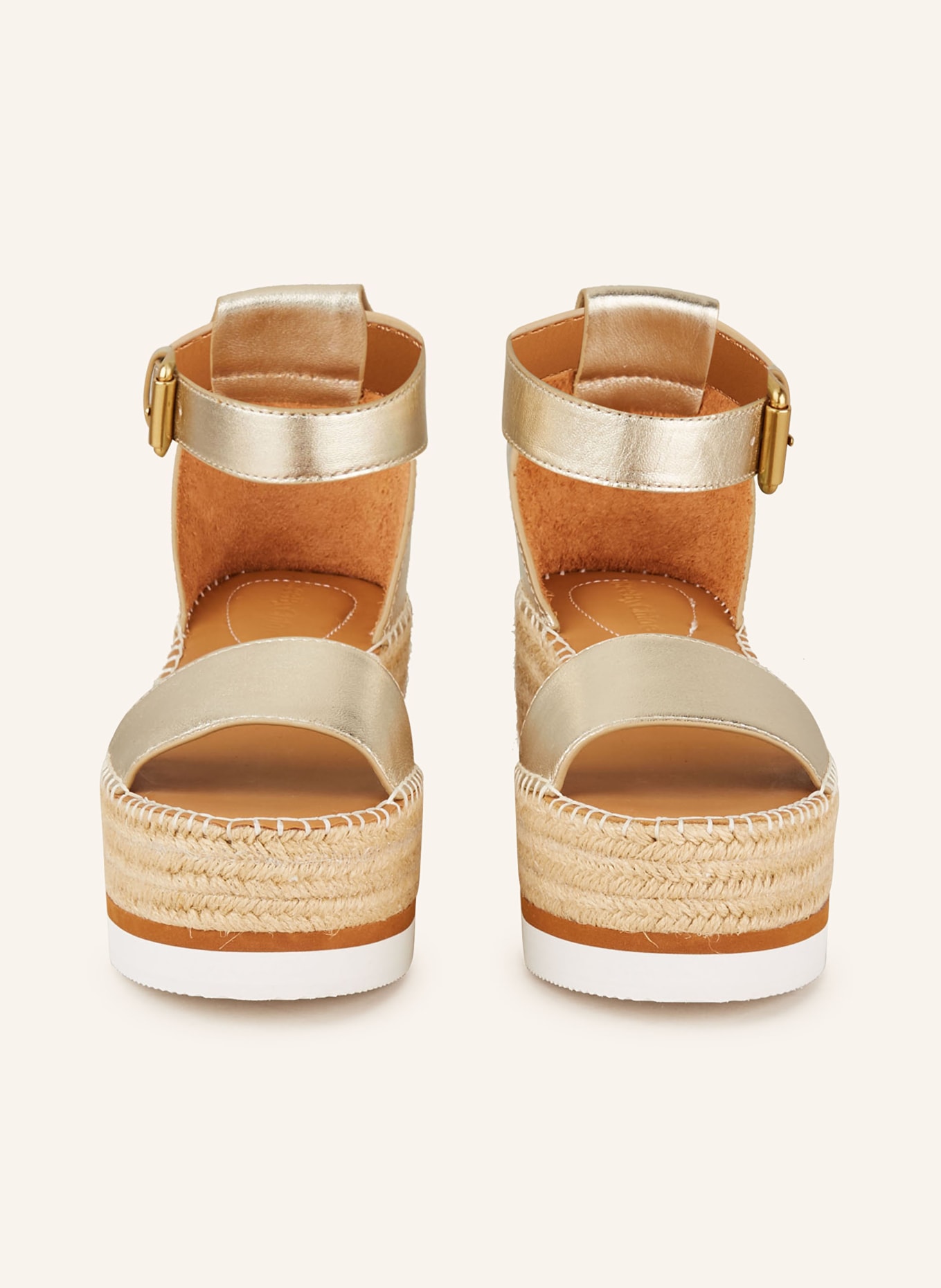 SEE BY CHLOÉ Platform wedges GLYN, Color: 056 Platino (Image 3)