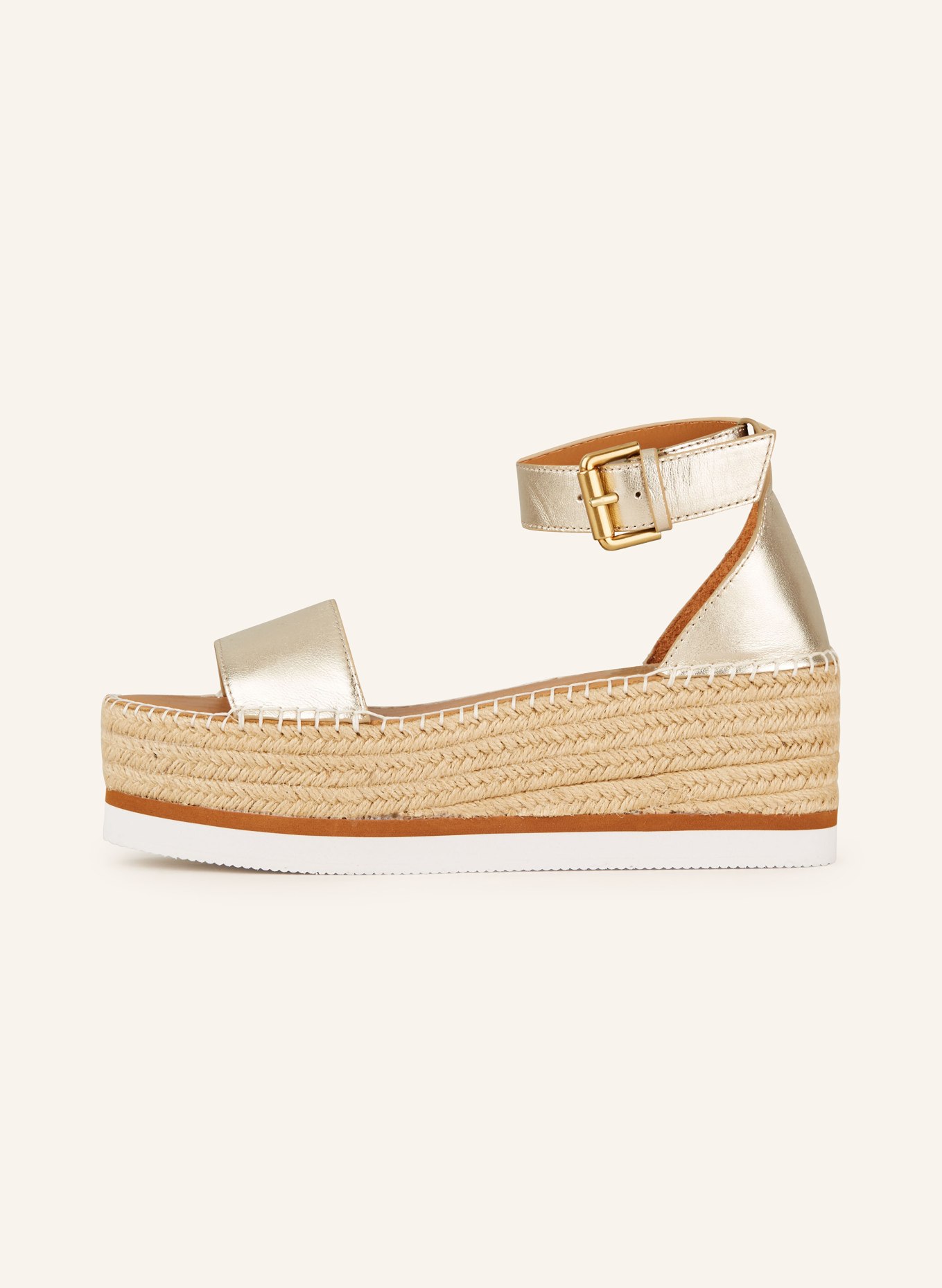 SEE BY CHLOÉ Platform wedges GLYN, Color: 056 Platino (Image 4)