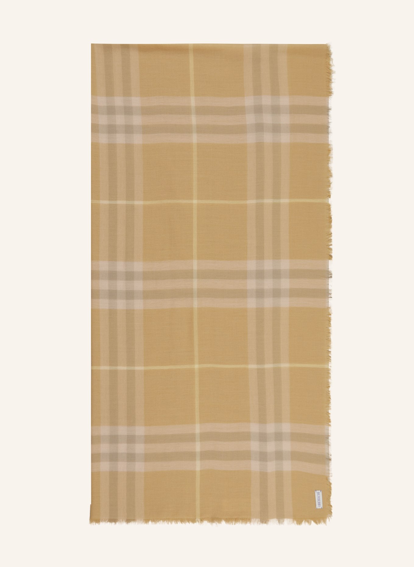 BURBERRY Scarf, Color: DARK YELLOW/ LIGHT YELLOW/ OLIVE (Image 1)