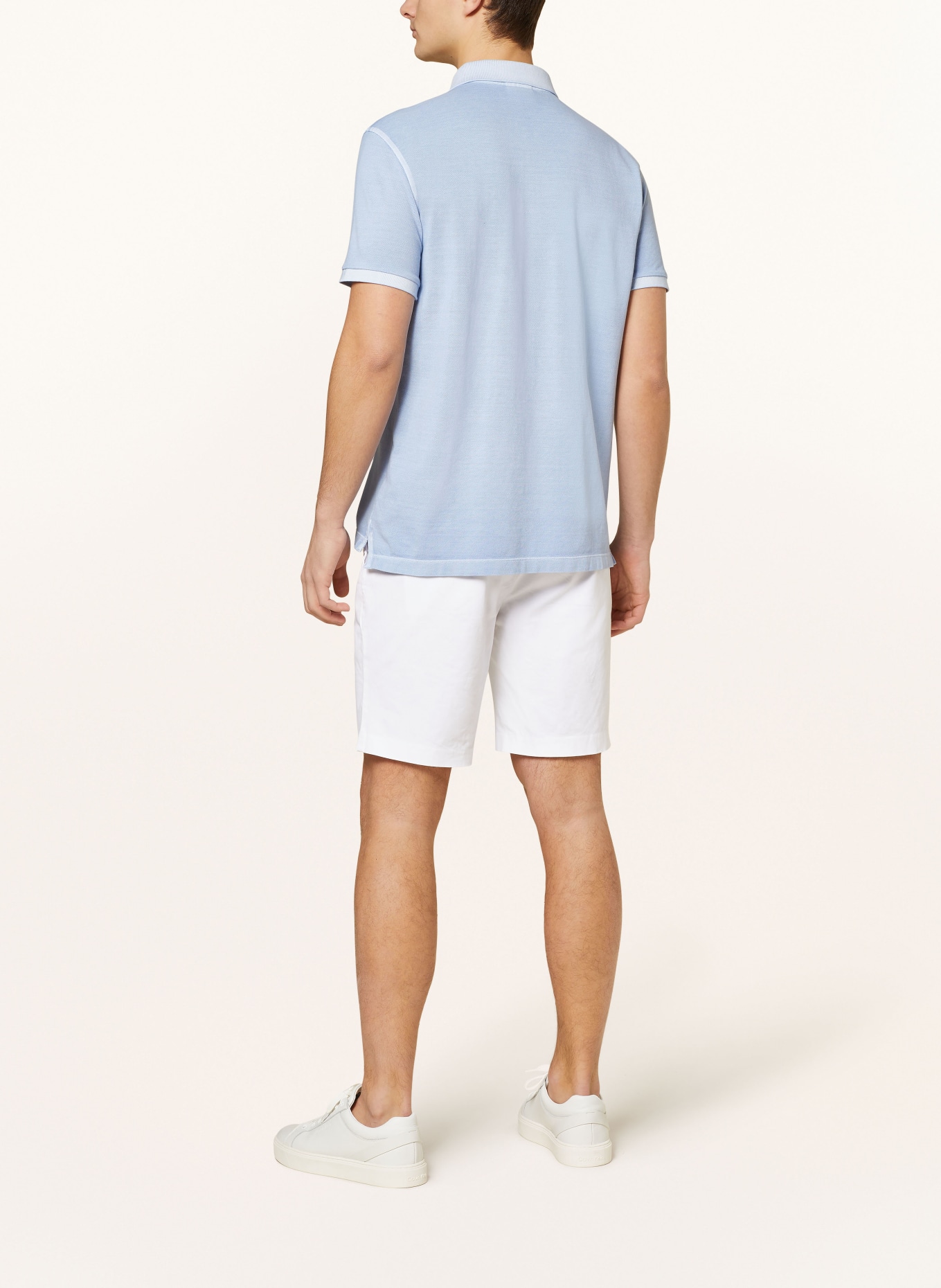 STROKESMAN'S Piqué polo shirt: BLUE