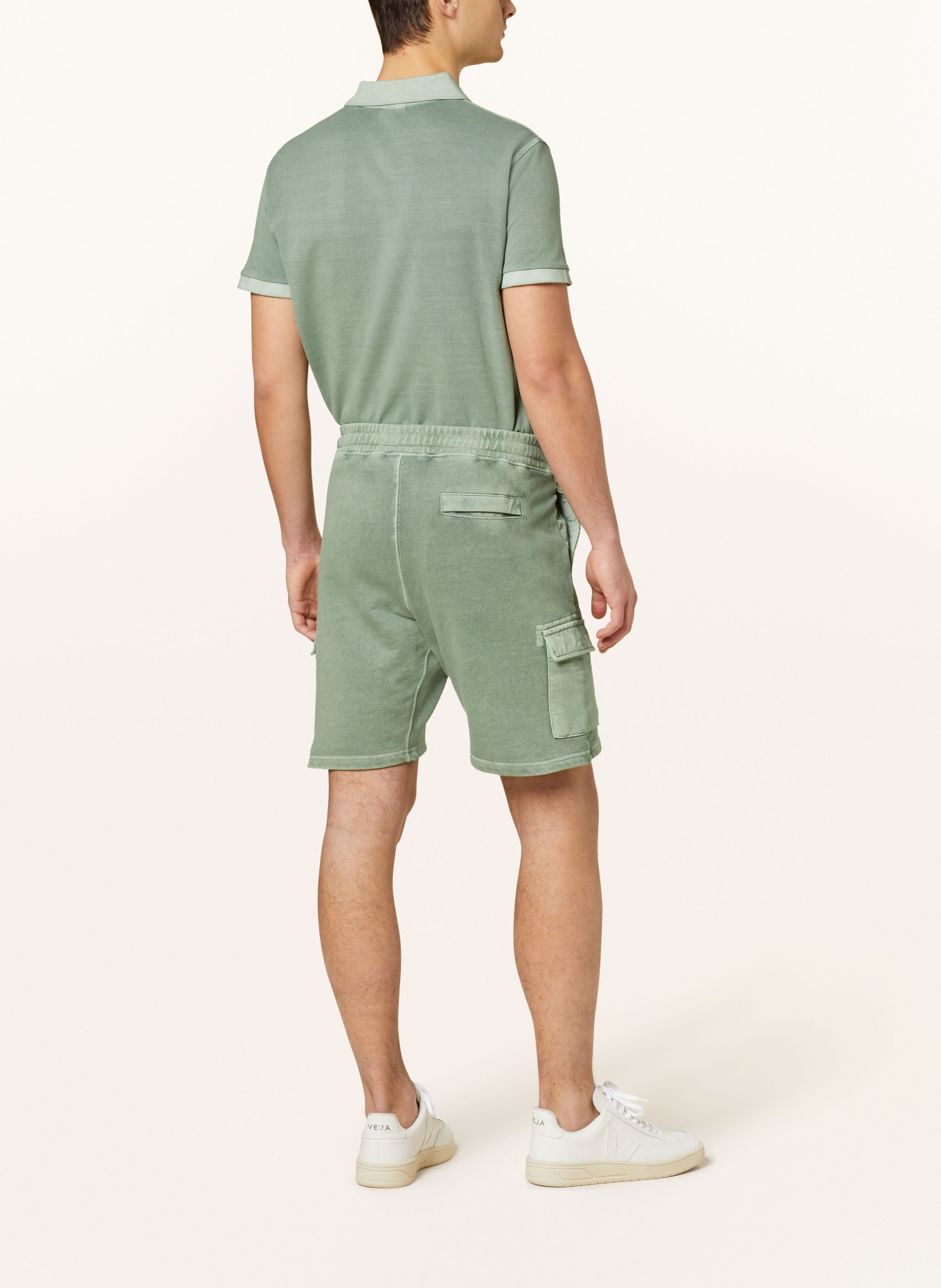 STROKESMAN'S Sweat shorts, Color: GREEN (Image 3)