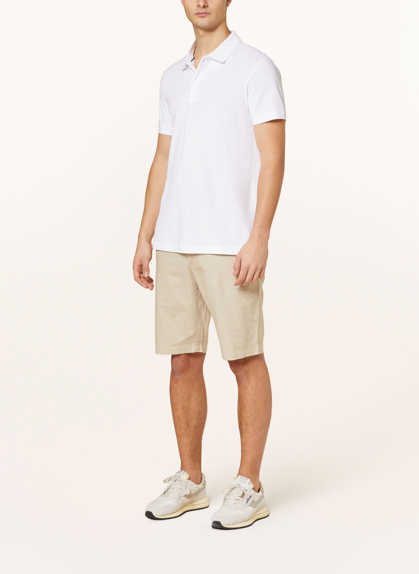 STROKESMAN'S Piqué polo shirt, Color: WHITE (Image 2)