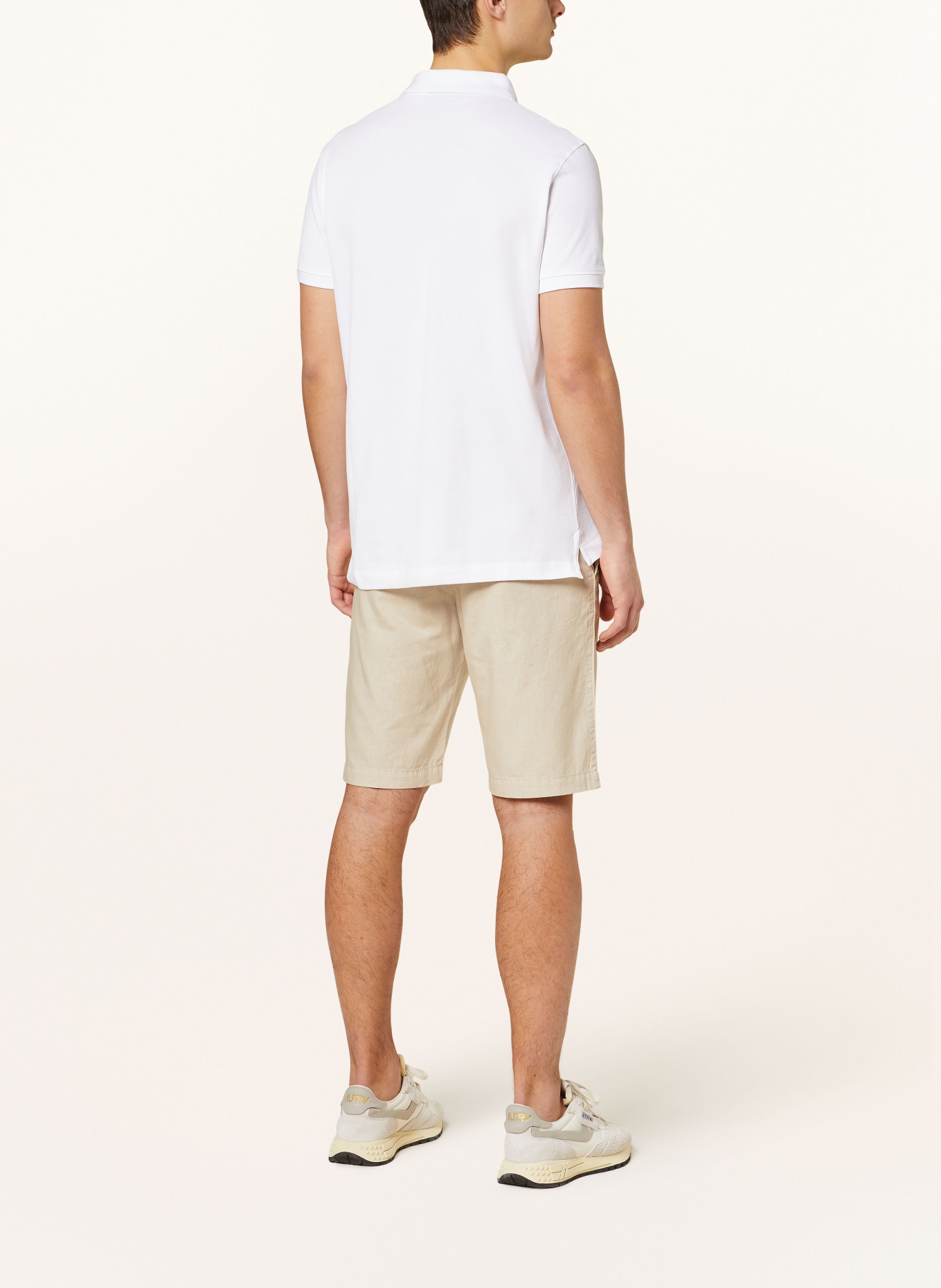 STROKESMAN'S Piqué polo shirt, Color: WHITE (Image 3)