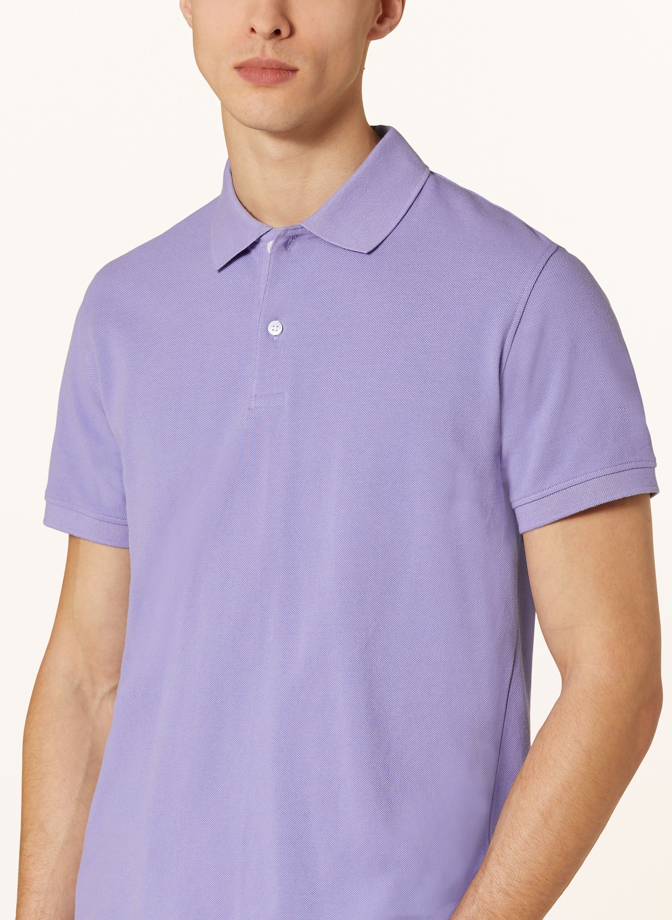STROKESMAN'S Piqué poloshirt: PAARS