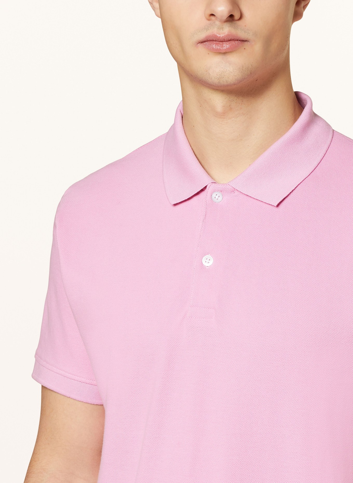 STROKESMAN'S Piqué poloshirt: ROZE