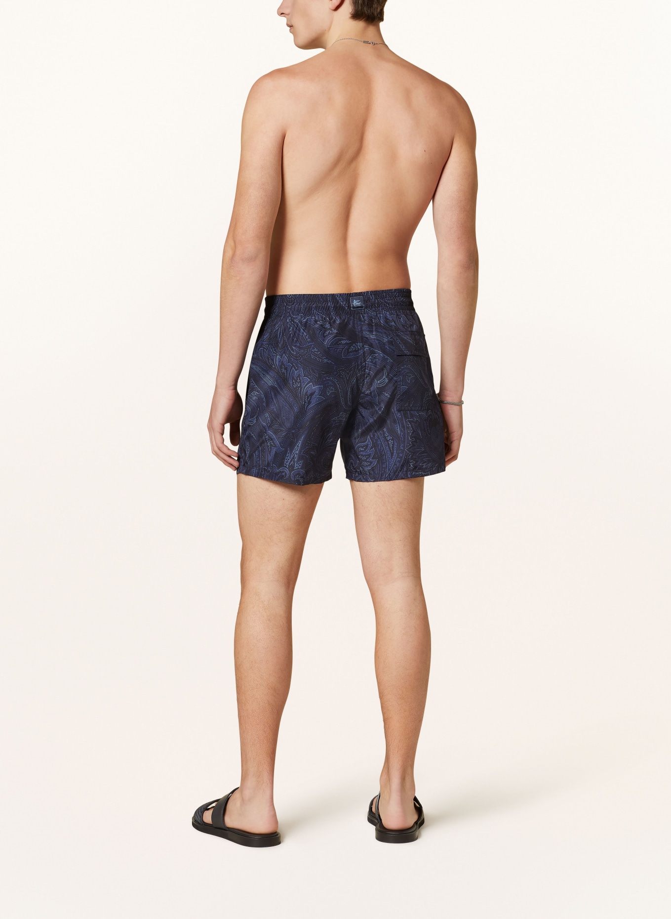 ETRO Swim shorts, Color: BLACK/ DARK PURPLE/ GRAY (Image 3)