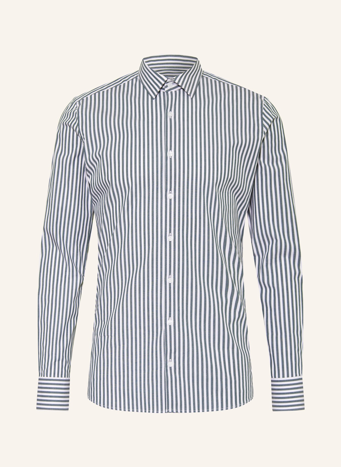 PAUL Shirt slim fit, Color: WHITE/ GREEN (Image 1)