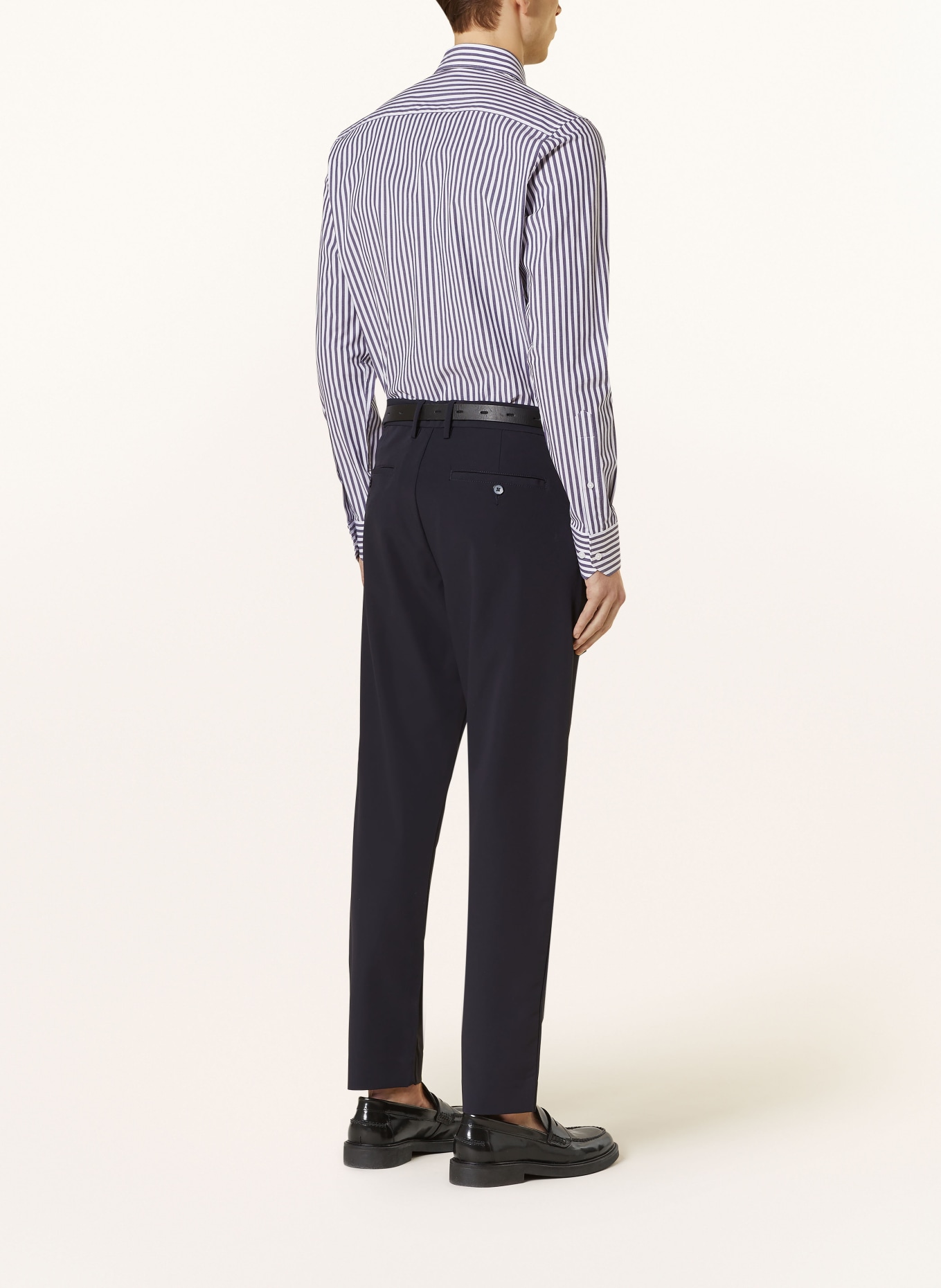 PAUL Shirt slim fit: 78700 navy stripes