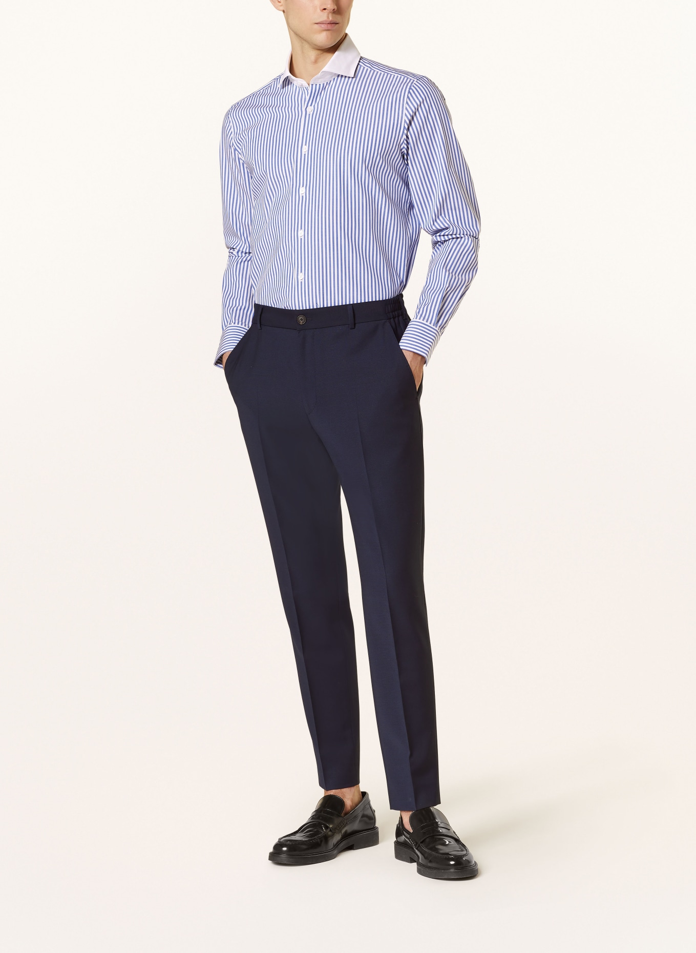PAUL Shirt slim fit, Color: BLUE/ WHITE (Image 2)
