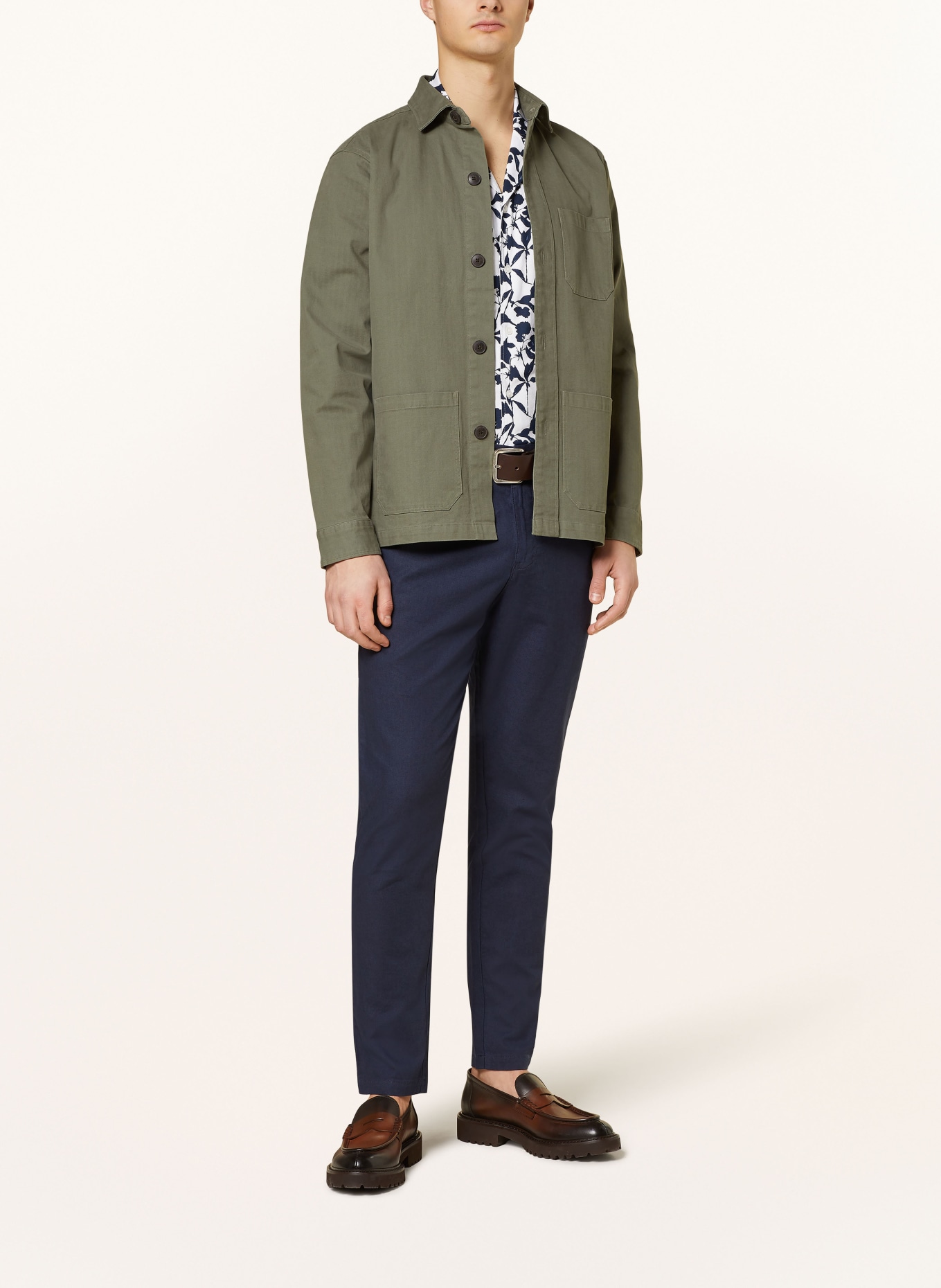 STROKESMAN'S Overshirt, Color: OLIVE (Image 2)