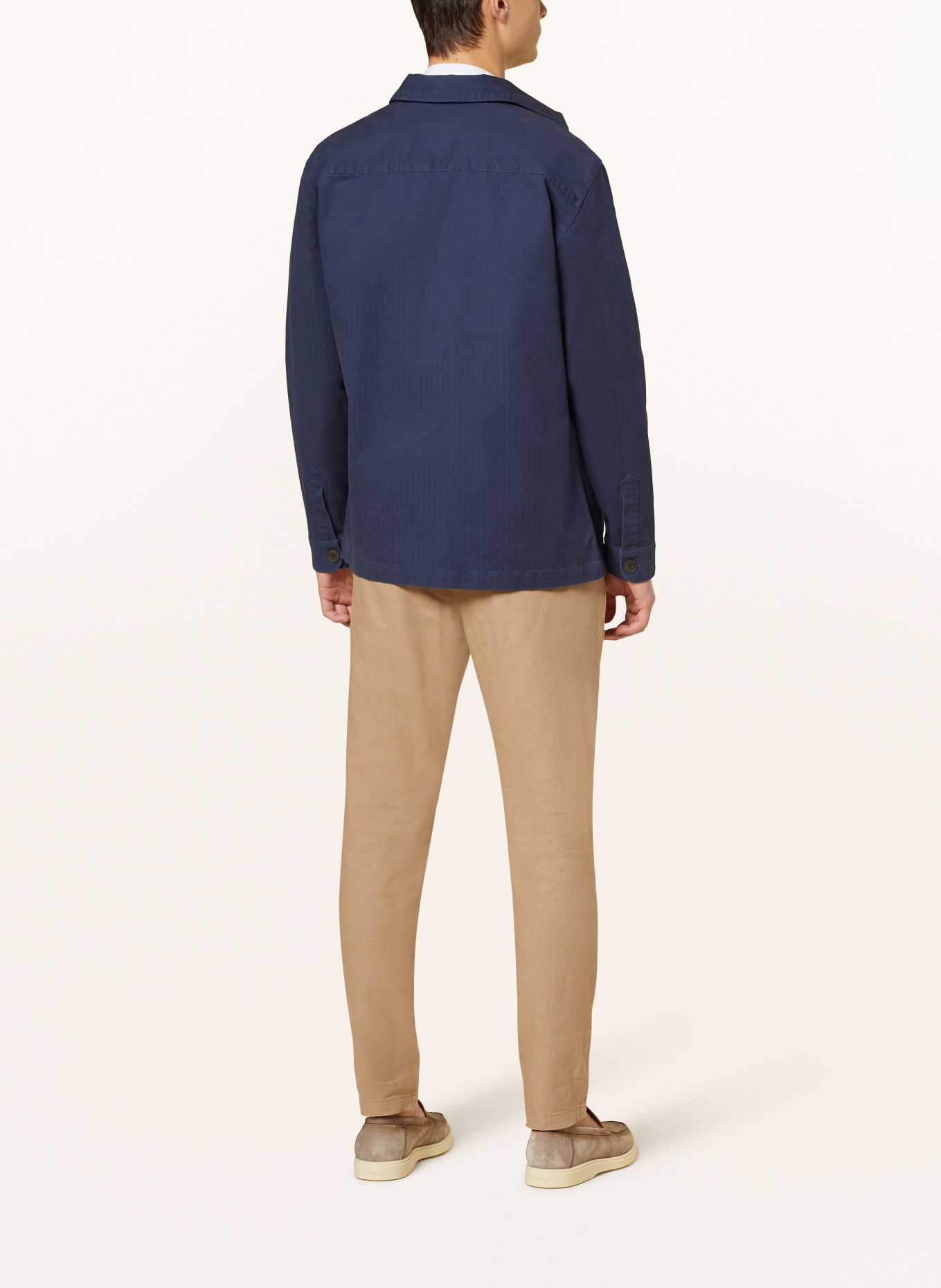 STROKESMAN'S Overshirt, Color: DARK BLUE (Image 3)