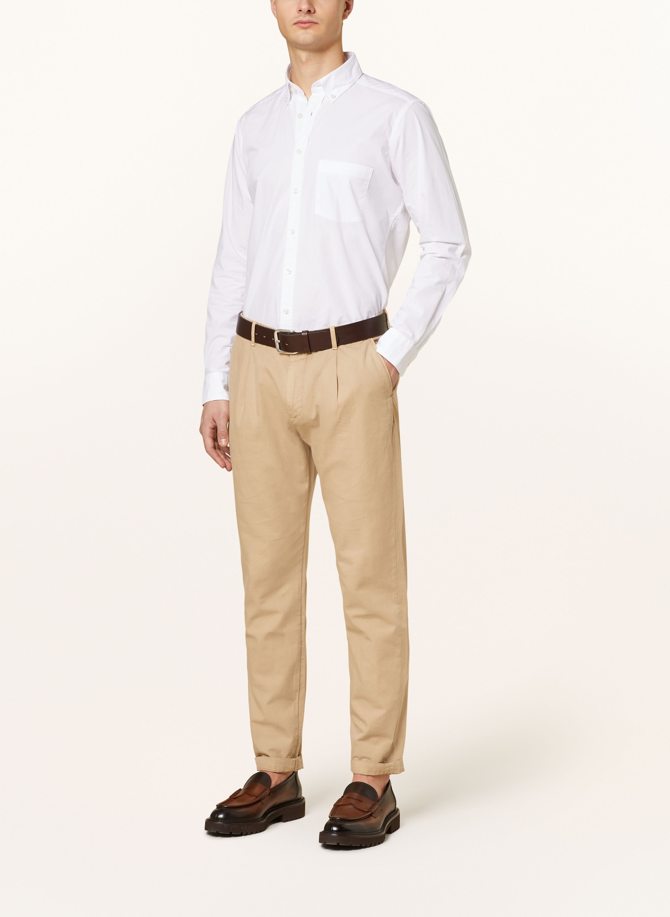 STROKESMAN'S Shirt slim fit, Color: WHITE (Image 2)