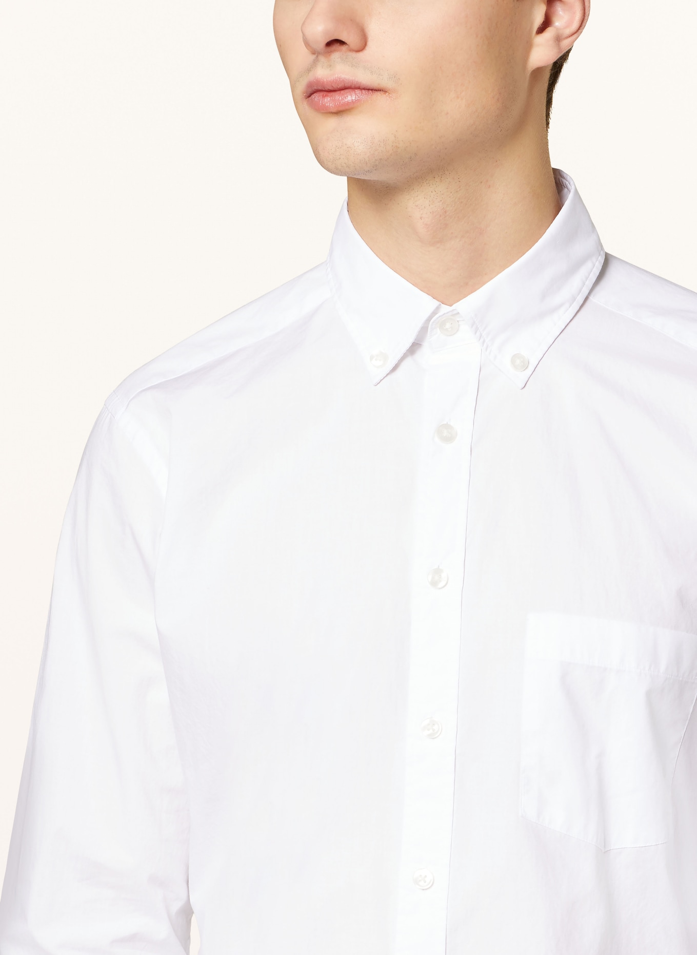 STROKESMAN'S Shirt slim fit, Color: WHITE (Image 4)