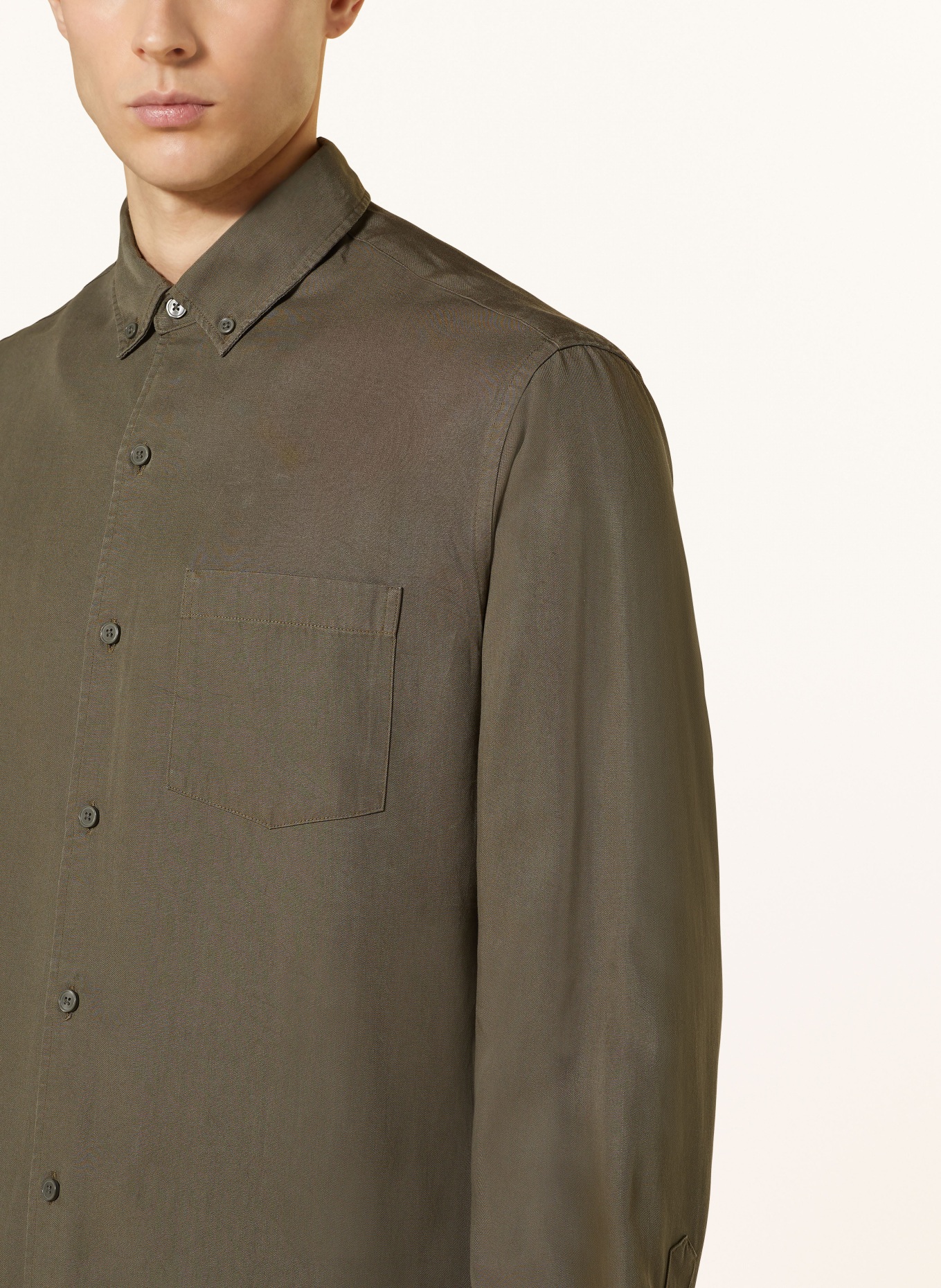 PAUL Shirt regular fit, Color: OLIVE (Image 4)
