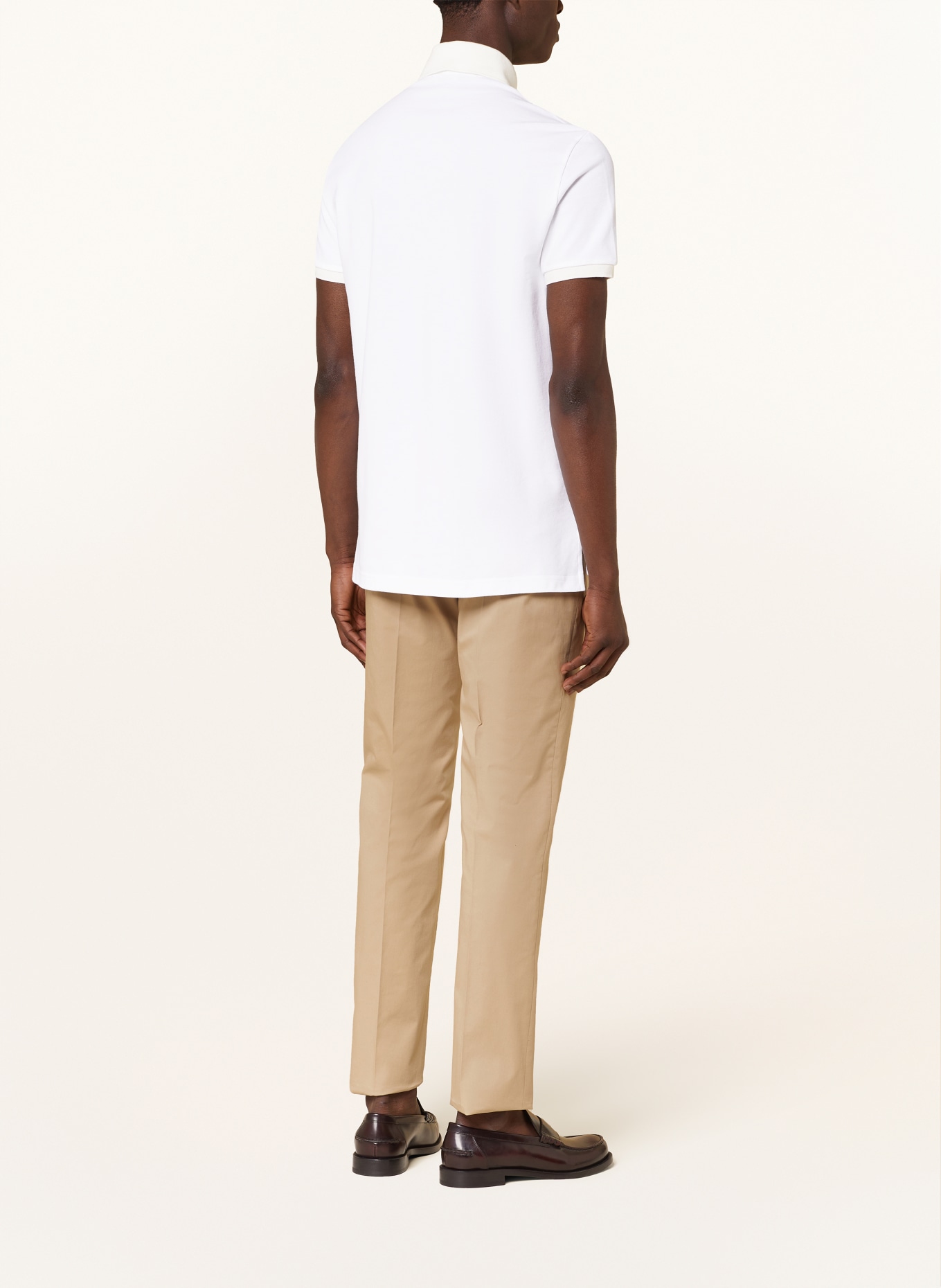 ETRO Piqué-Poloshirt Slim Fit, Farbe: WEISS (Bild 3)
