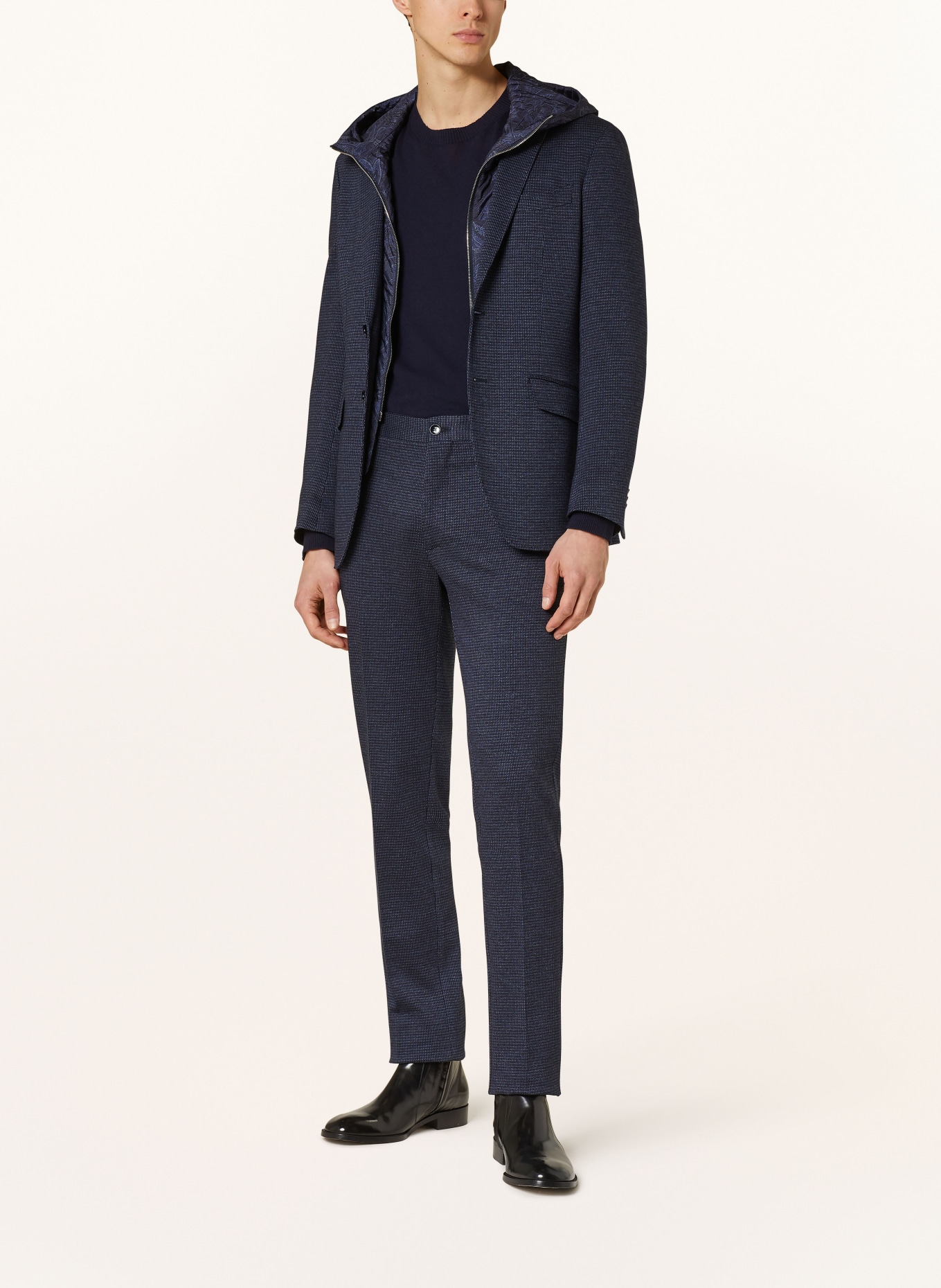 ETRO Suit trousers regular fit, Color: DARK BLUE (Image 2)