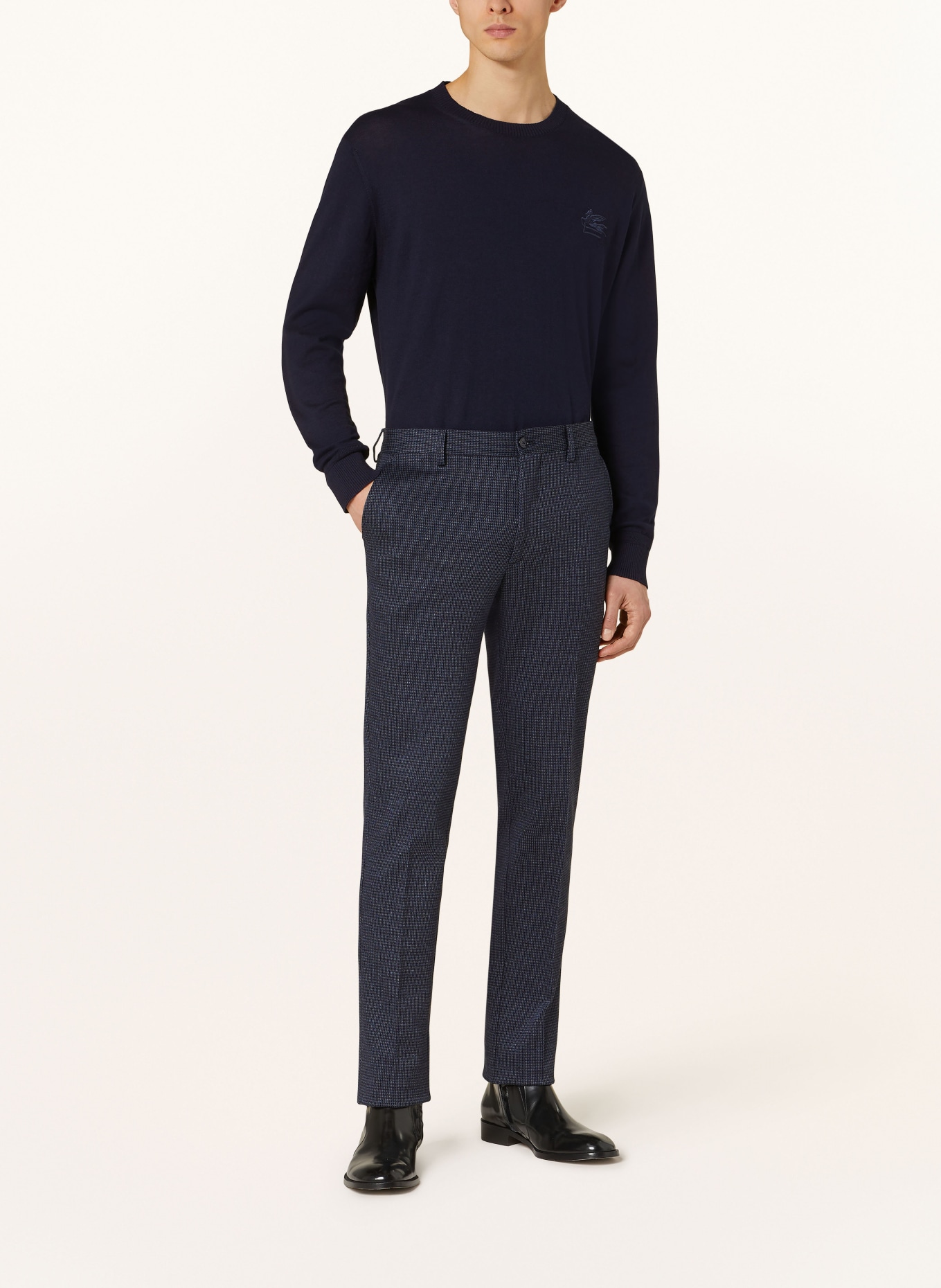 ETRO Suit trousers regular fit, Color: DARK BLUE (Image 3)
