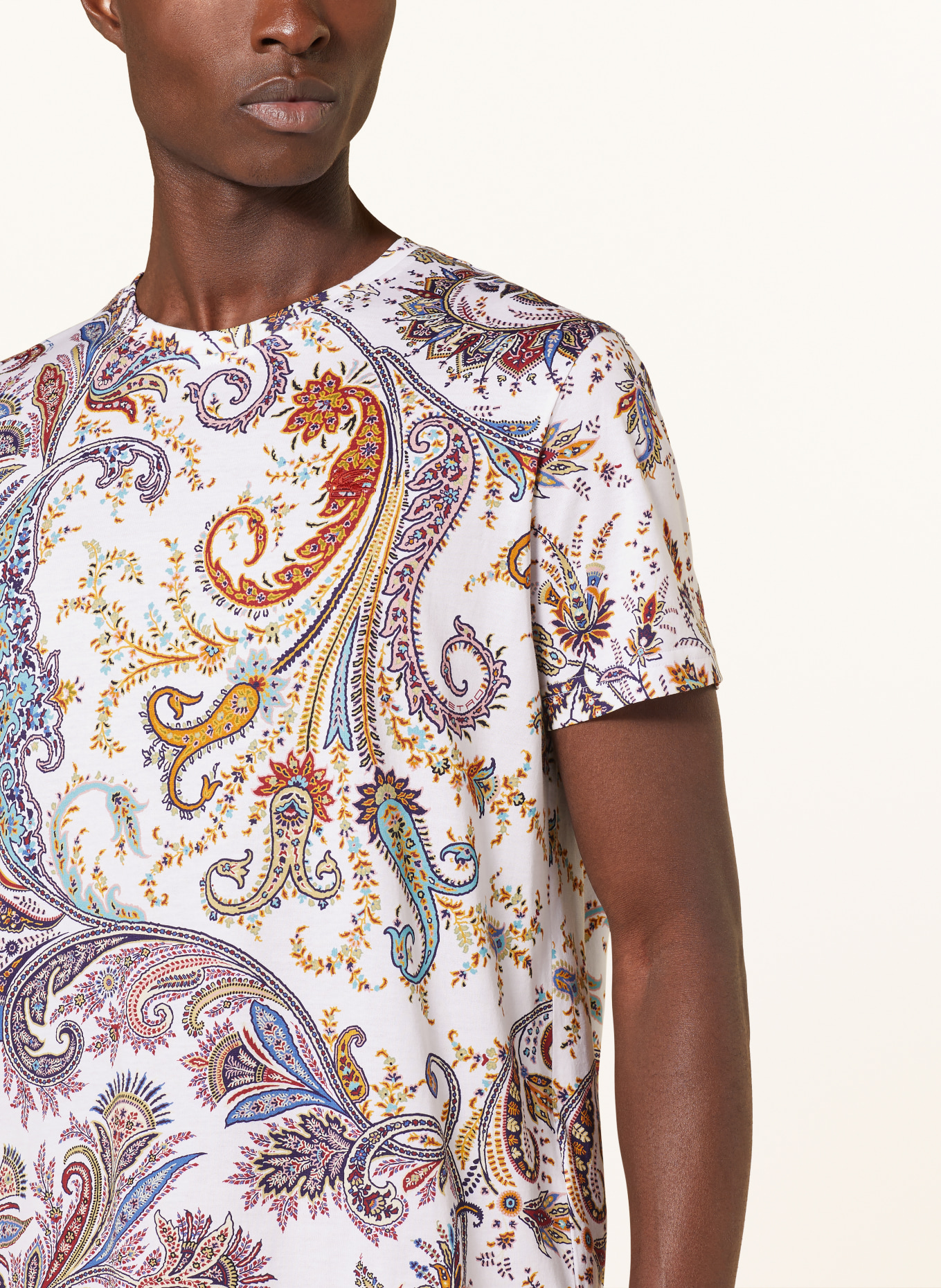 ETRO T-shirt, Color: WHITE/ BLUE/ RED (Image 4)