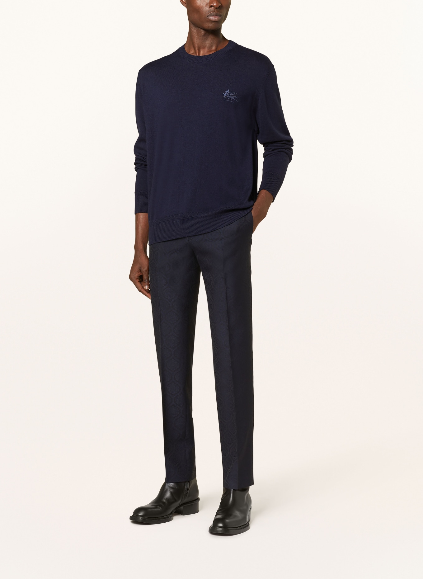 ETRO Suit trousers slim fit, Color: B0665 NAVY (Image 3)