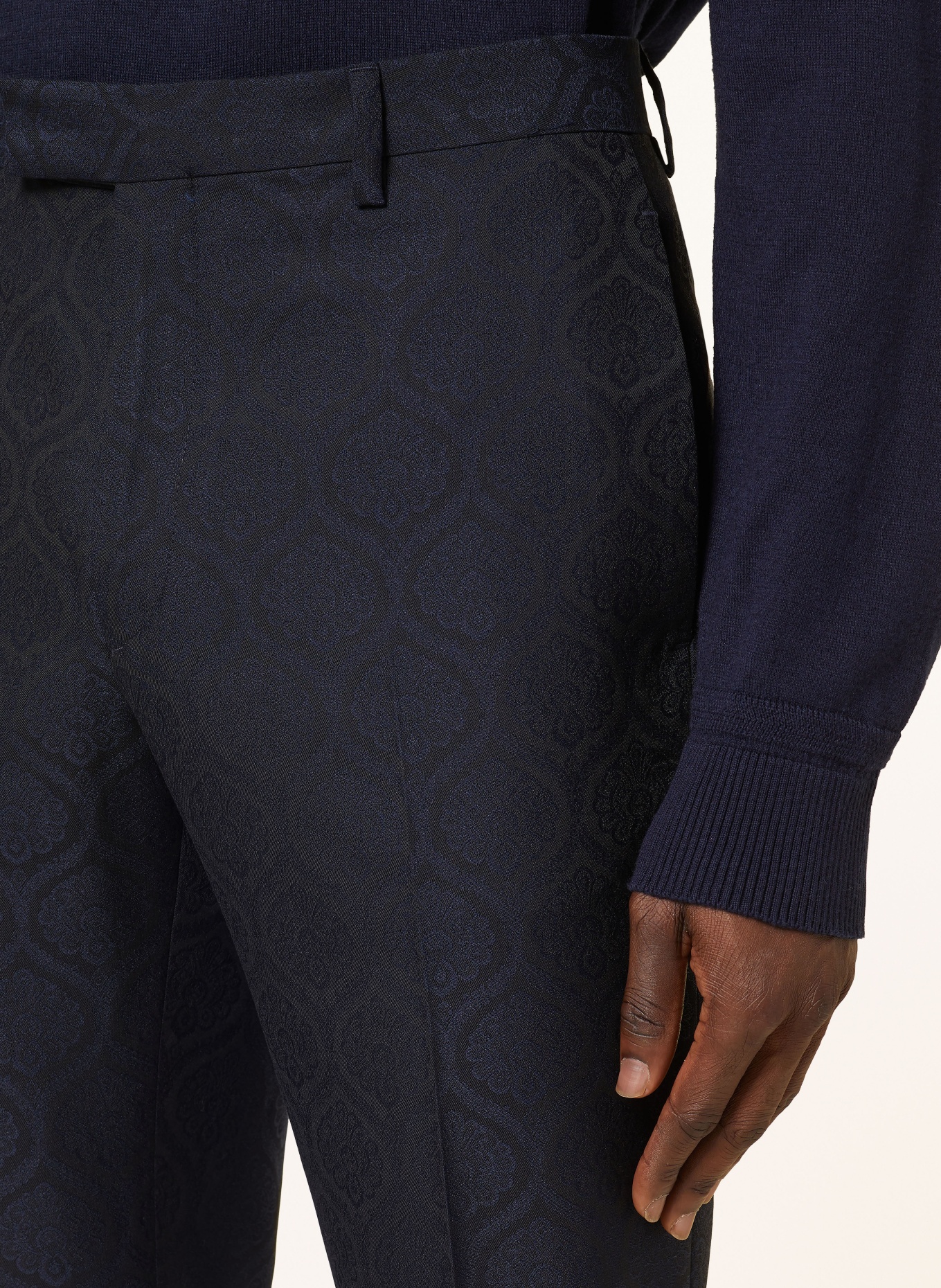 ETRO Suit trousers slim fit, Color: B0665 NAVY (Image 6)