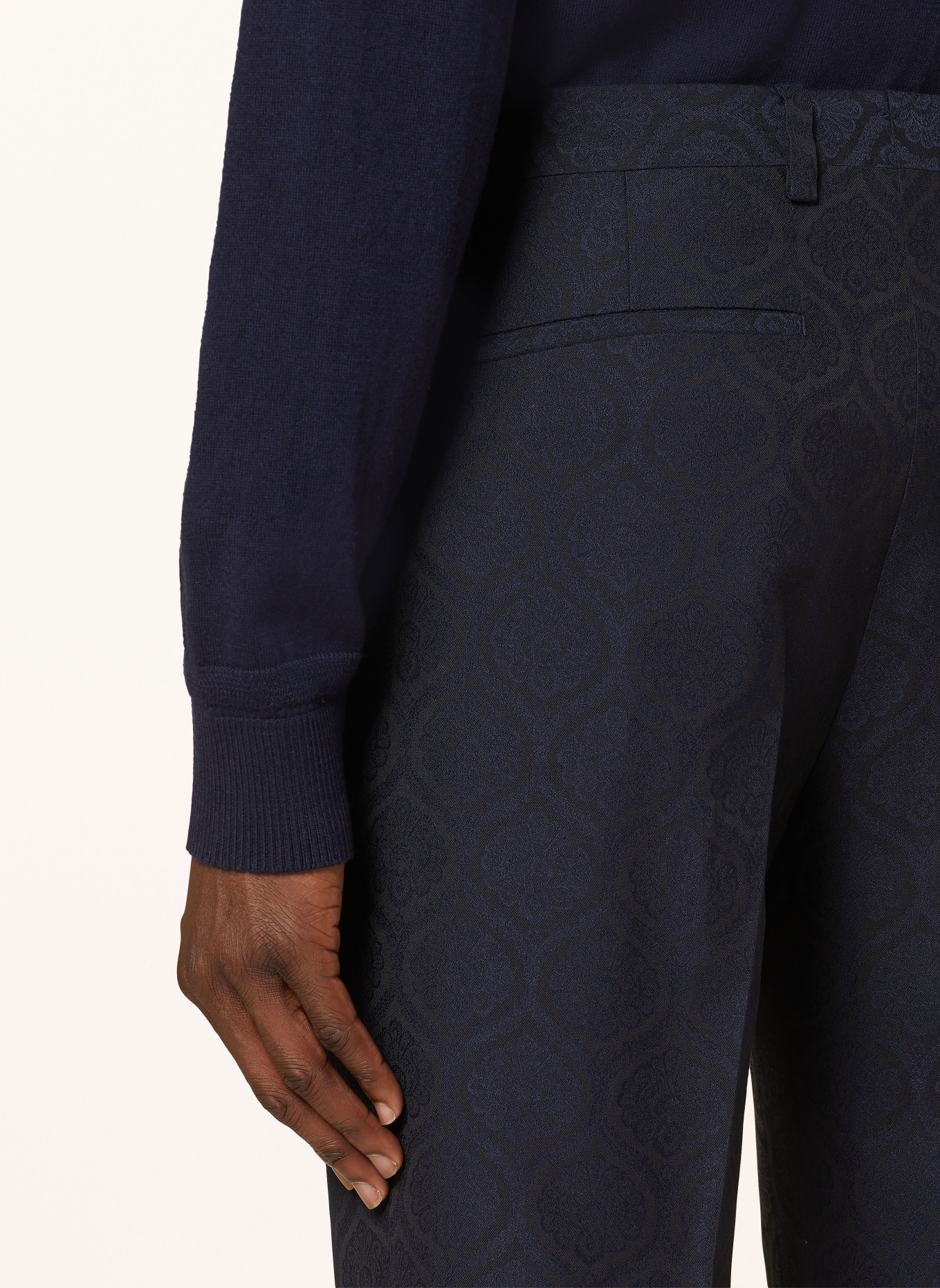 ETRO Suit trousers slim fit, Color: B0665 NAVY (Image 7)