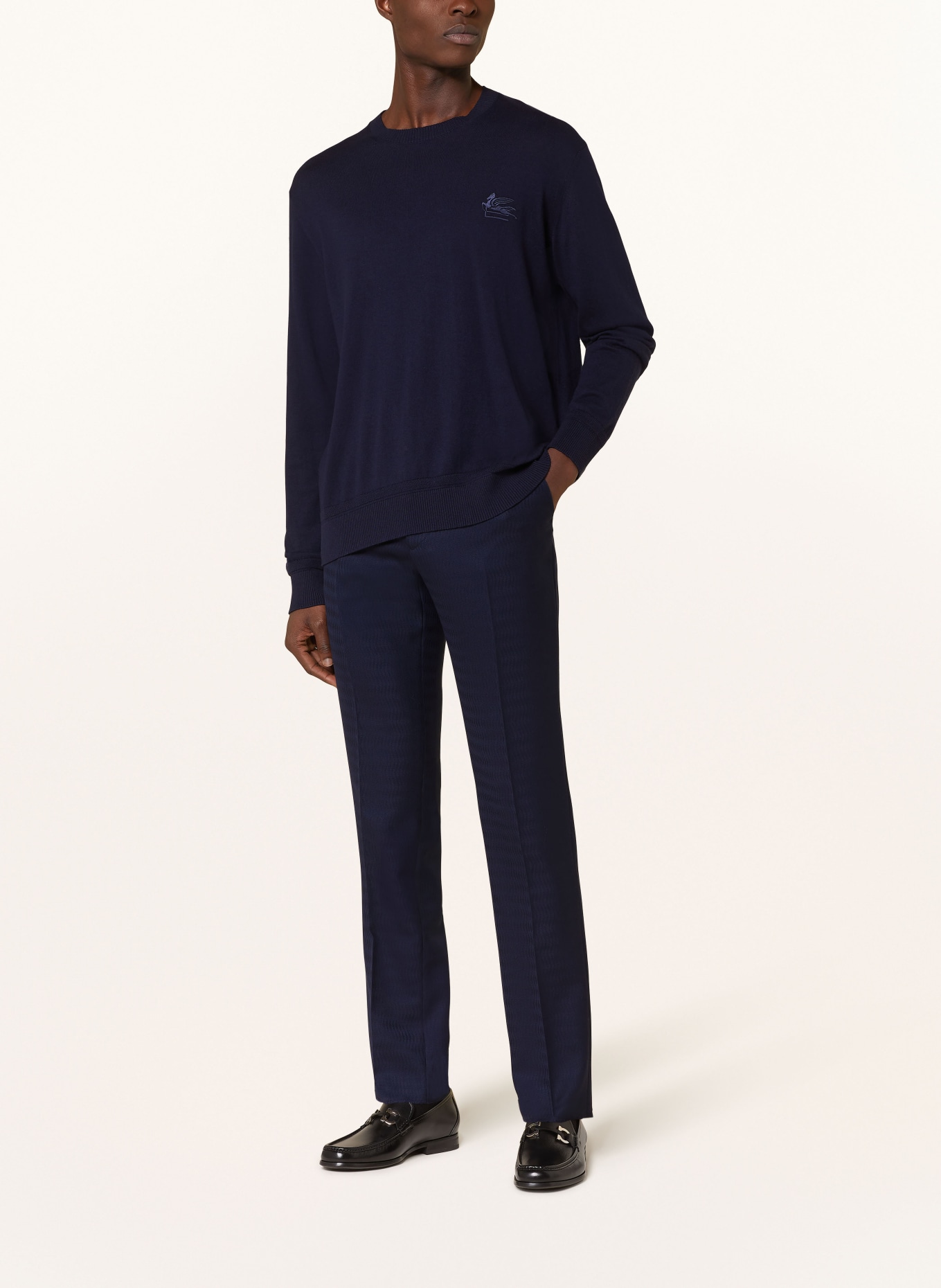 ETRO Kalhoty Extra Slim Fit, Barva: S8460 Navy (Obrázek 3)