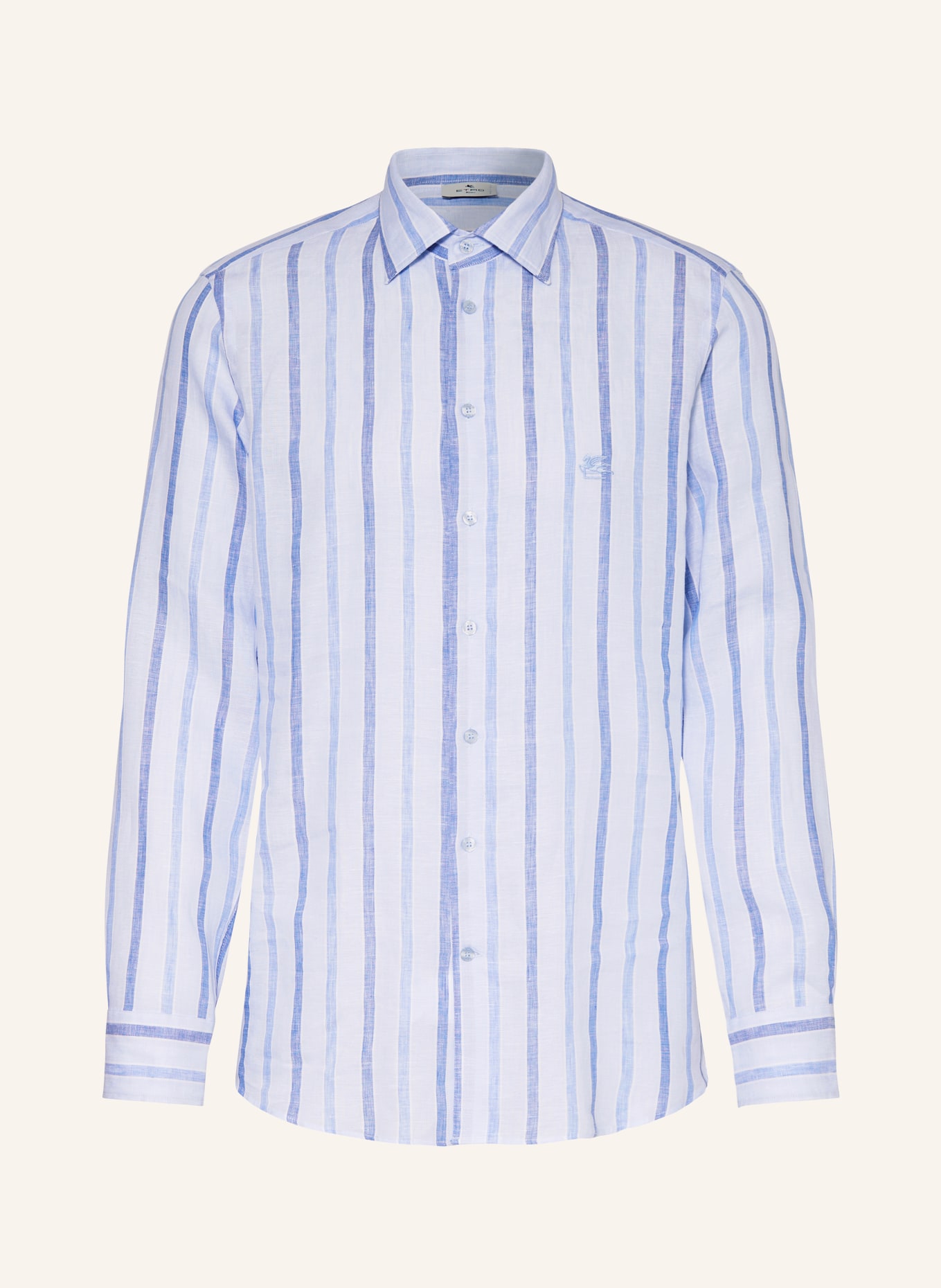 ETRO Lněná košile Regular Fit, Barva: TMAVĚ MODRÁ/ MODRÁ (Obrázek 1)