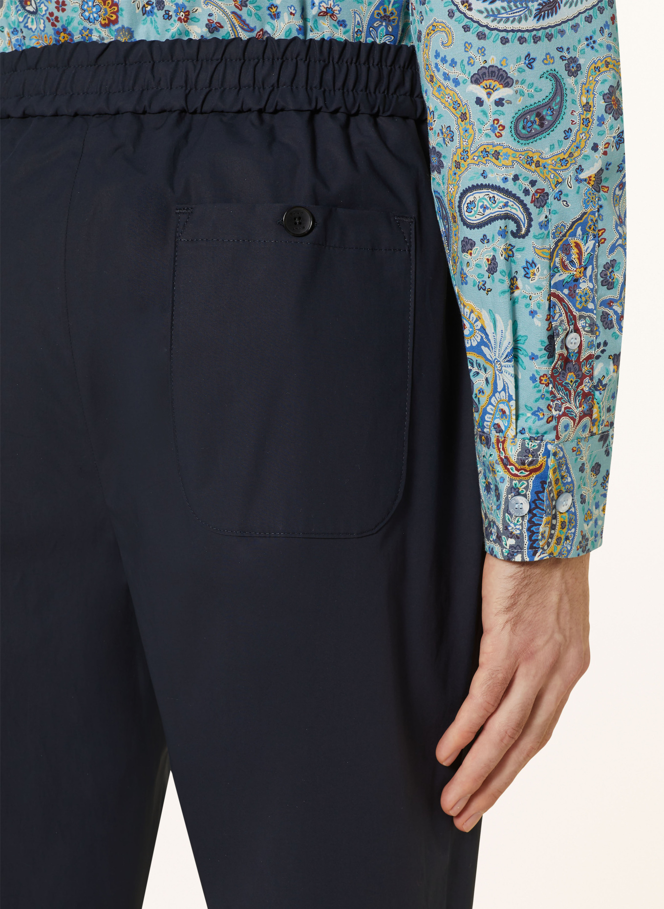 ETRO Chinos PAPERTOUCH slim fit, Color: DARK BLUE (Image 5)