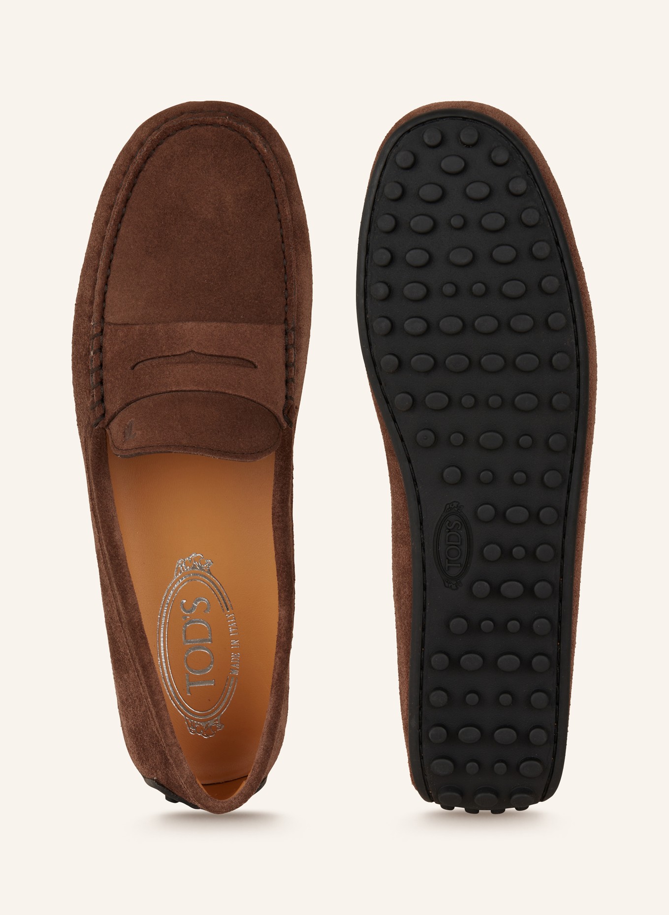 TOD'S Moccasins GOMMA, Color: BROWN (Image 5)