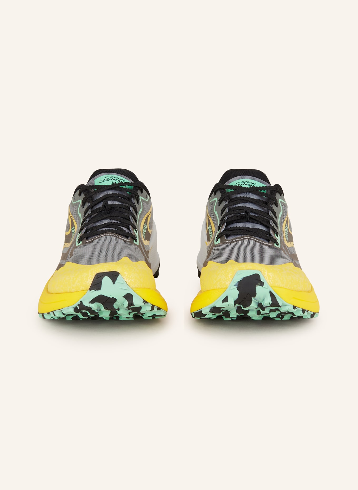 BROOKS Trailrunning-Schuhe CATAMOUNT 3, Farbe: GRAU/ DUNKELGELB (Bild 3)