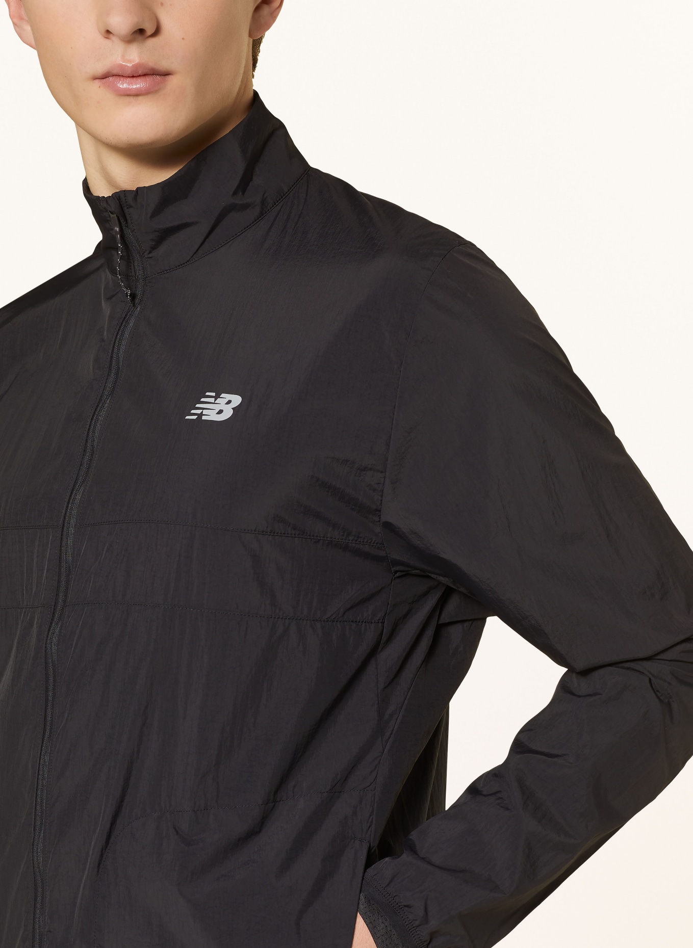 new balance Running jacket ATHLETICS, Color: BLACK (Image 4)