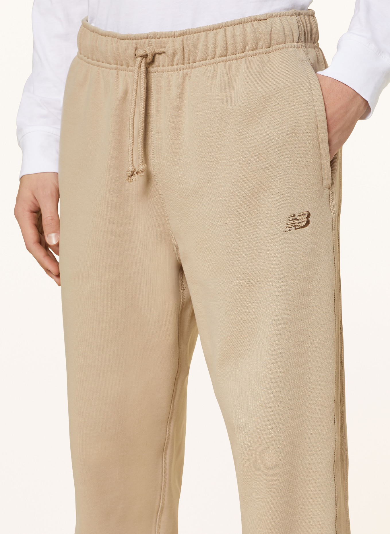 new balance Sweatpants ATHLETICS, Color: BEIGE (Image 5)