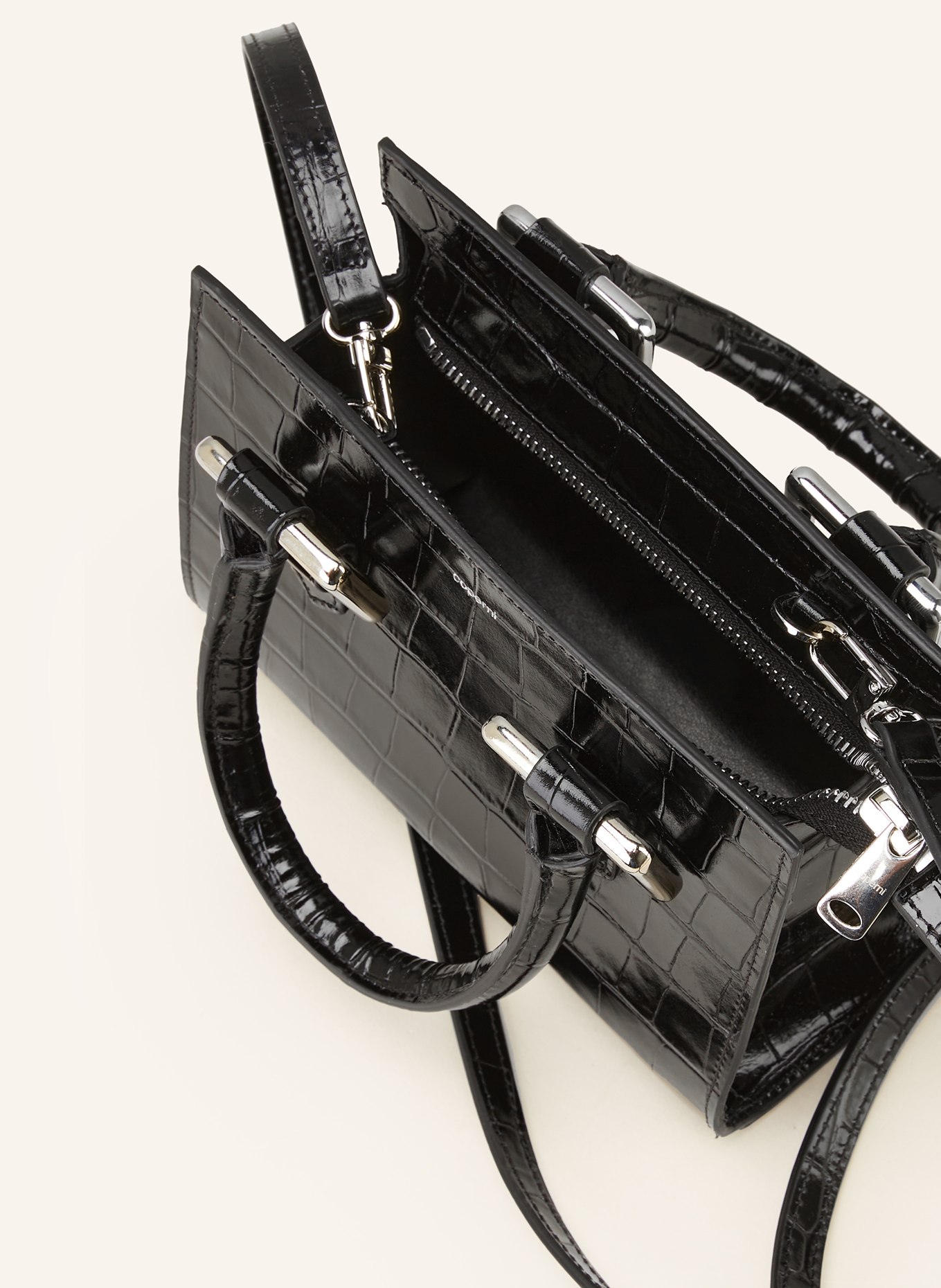 coperni Handbag CROCO EMOJI, Color: BLACK (Image 3)