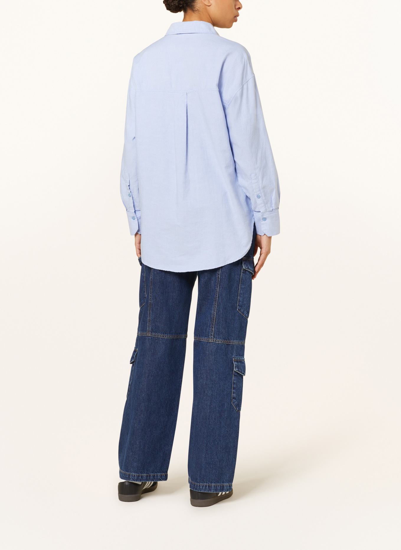 mavi Shirt blouse, Color: LIGHT BLUE (Image 3)