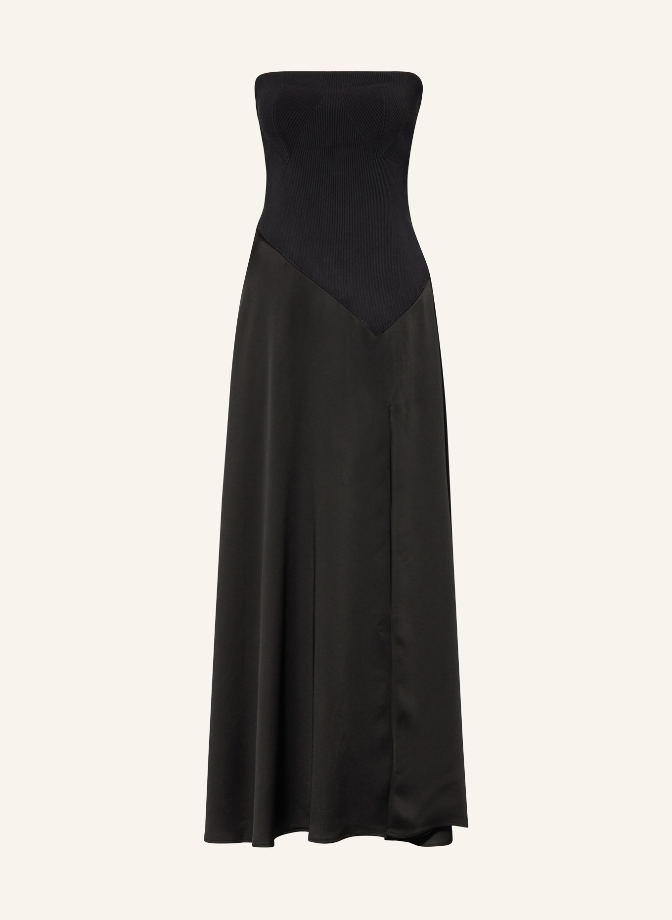 SIMKHAI Evening dress KORY in mixed materials, Color: BLACK (Image 1)