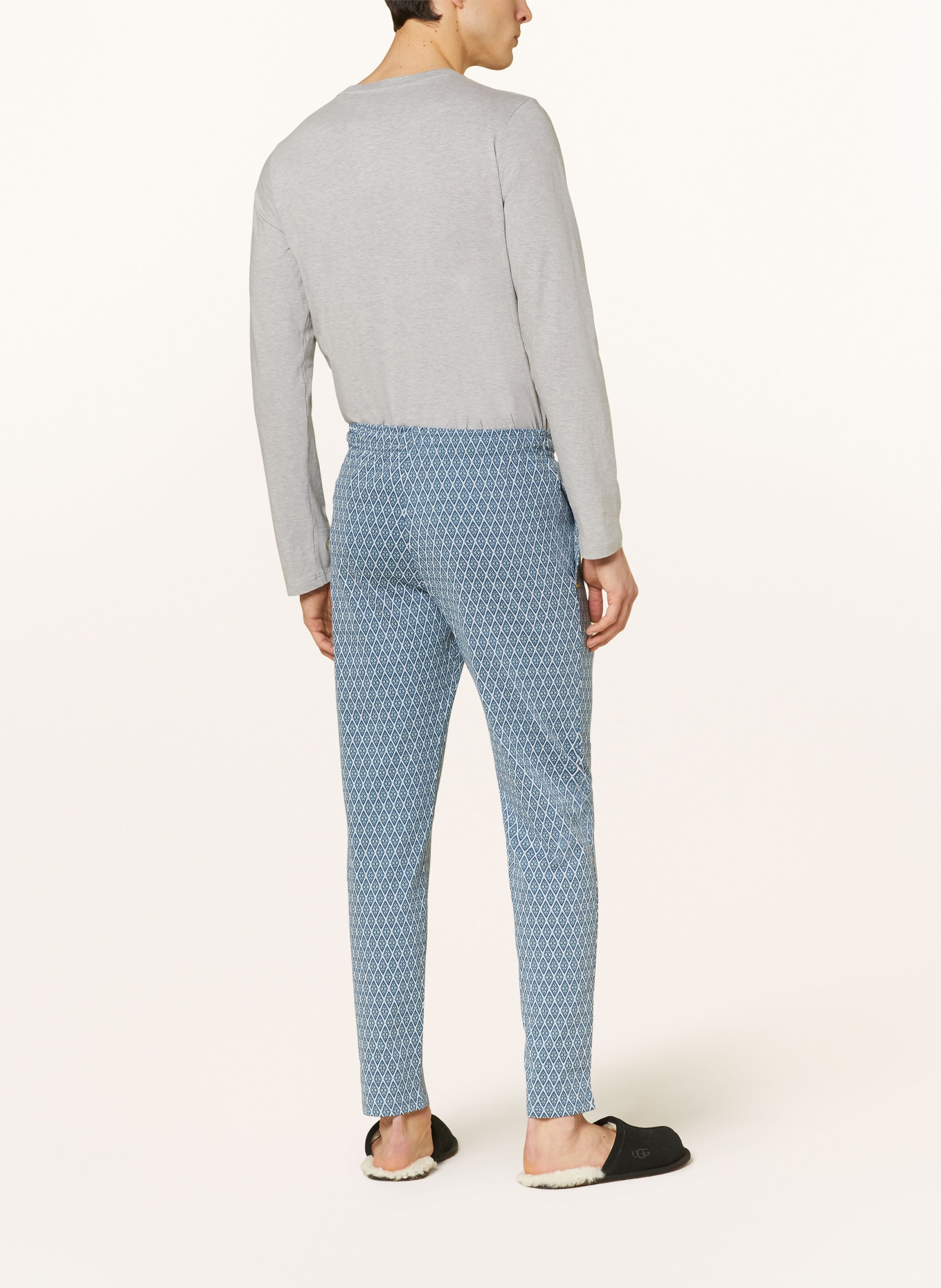 SCHIESSER Spodnie od piżamy MIX + RELAX, Kolor: SZARONIEBIESKI/ NIEBIESKI/ BIAŁY (Obrazek 3)