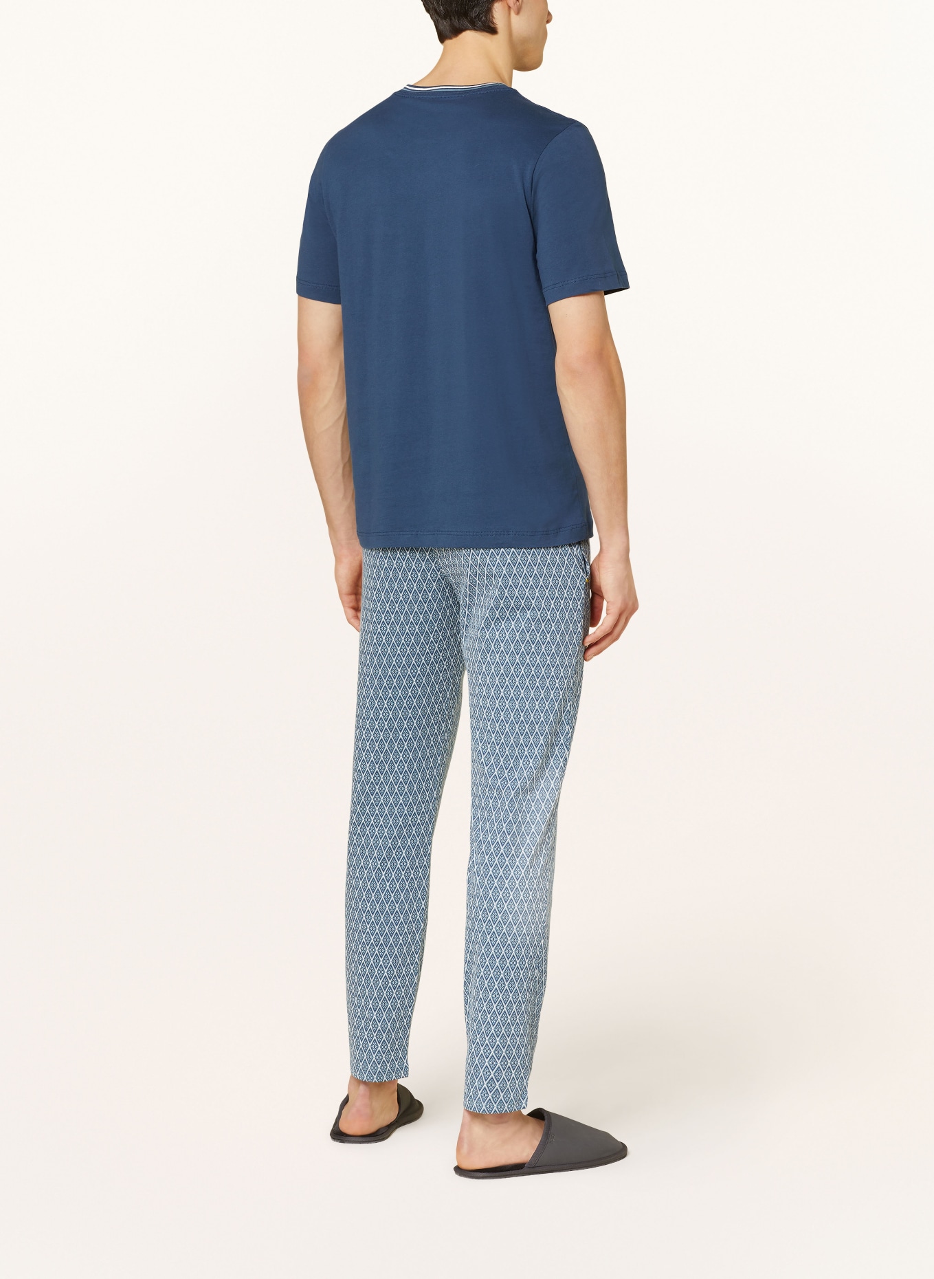 SCHIESSER Pajama shirt MIX + RELAX, Color: BLUE (Image 3)