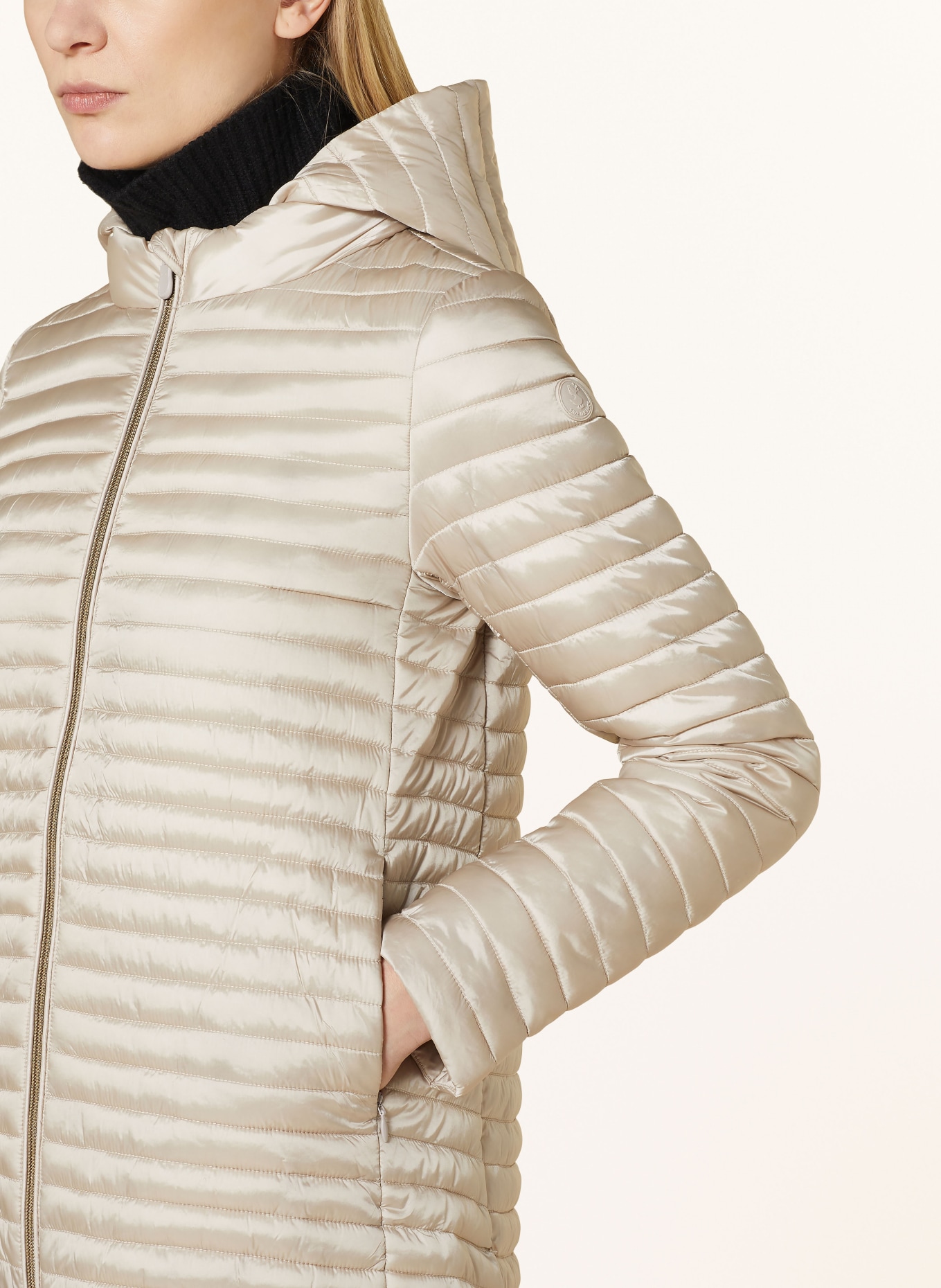 SAVE THE DUCK Quilted jacket IRIS ALIMA, Color: 40003 SAND BEIGE (Image 5)